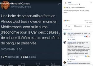 FAR-RIGHT FRENCH POLEMICIST SPREADS XENOPHOBIC HATE SPEECH ON TWITTER