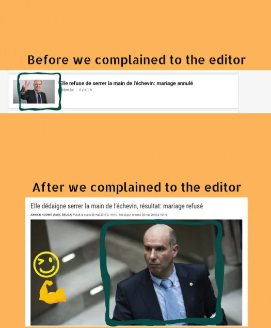 LE LIBRE REMOVES AN ANTI-MUSLIM BIASED PHOTO