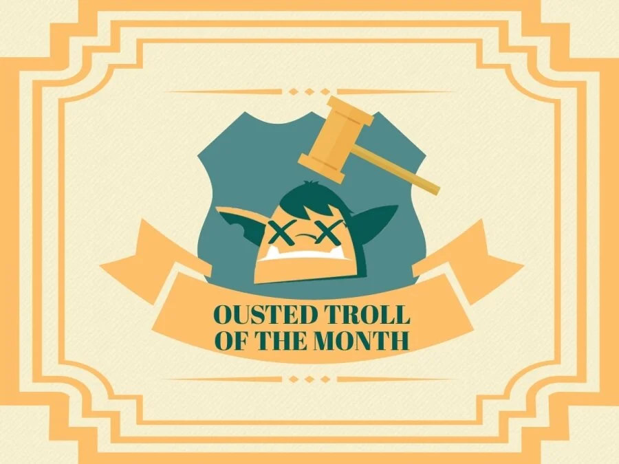 LA LIBRE – OUSTED TROLL OF THE MONTH MAY