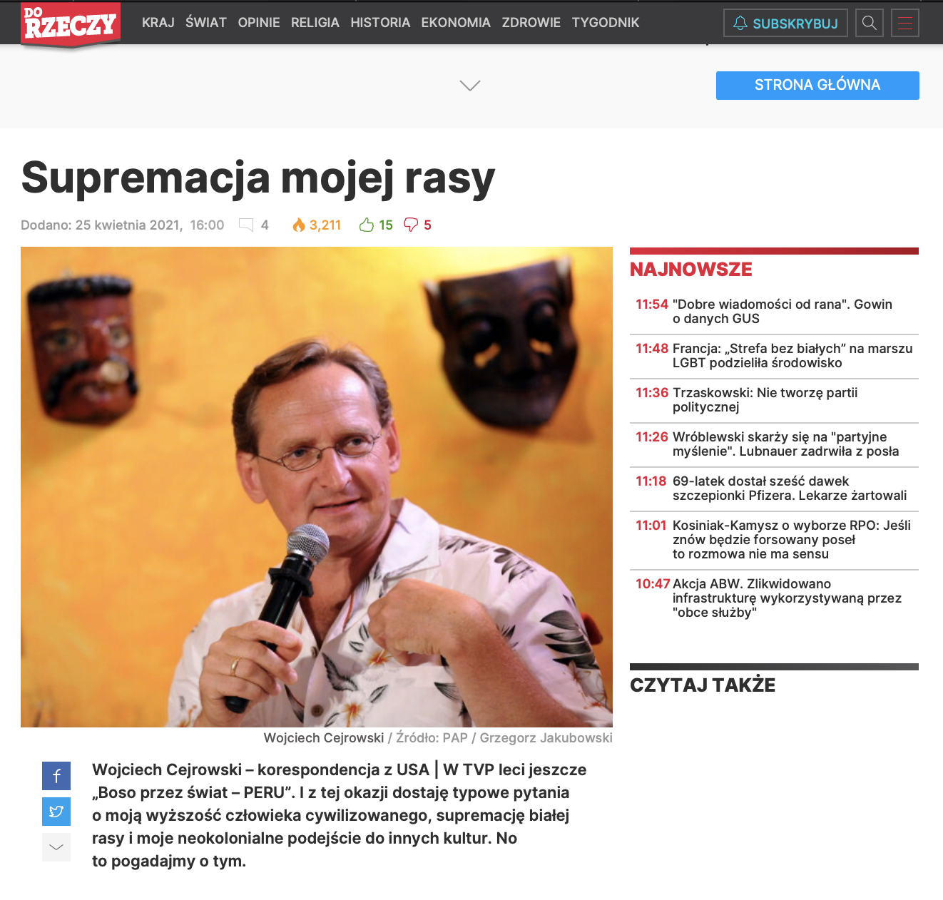 Never Again Association Complains to The Council of Media Ethics in Poland about Islamophobic Hate and Incitement to Violence in Do Rzeczy