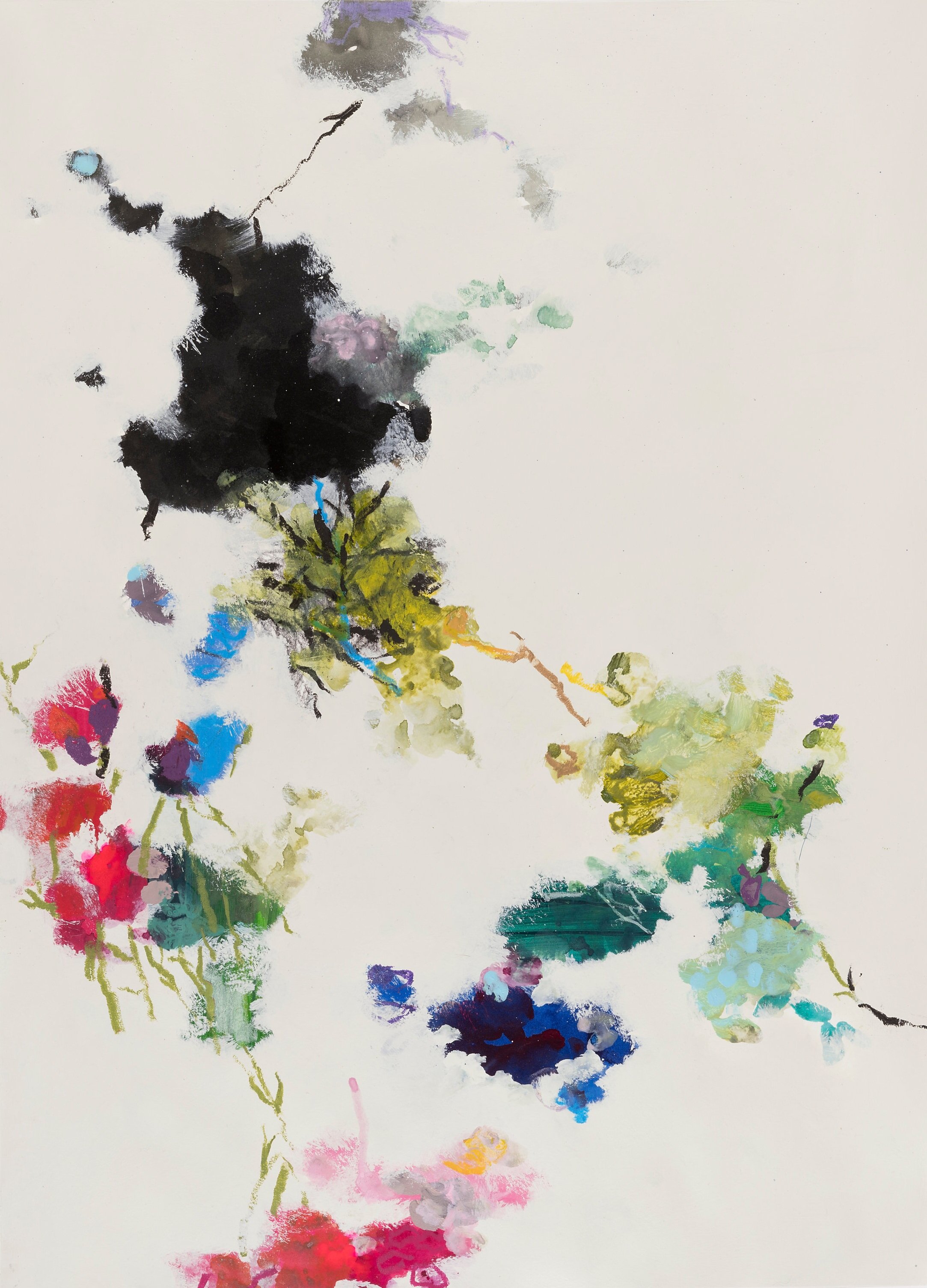 Nest Series, 2021, mixed media on paper, 30 x 22 in. AVAILABLE through Claire Elizabeth Gallery. Please, email claireelizabethgallery@gmail.com for inquiries.