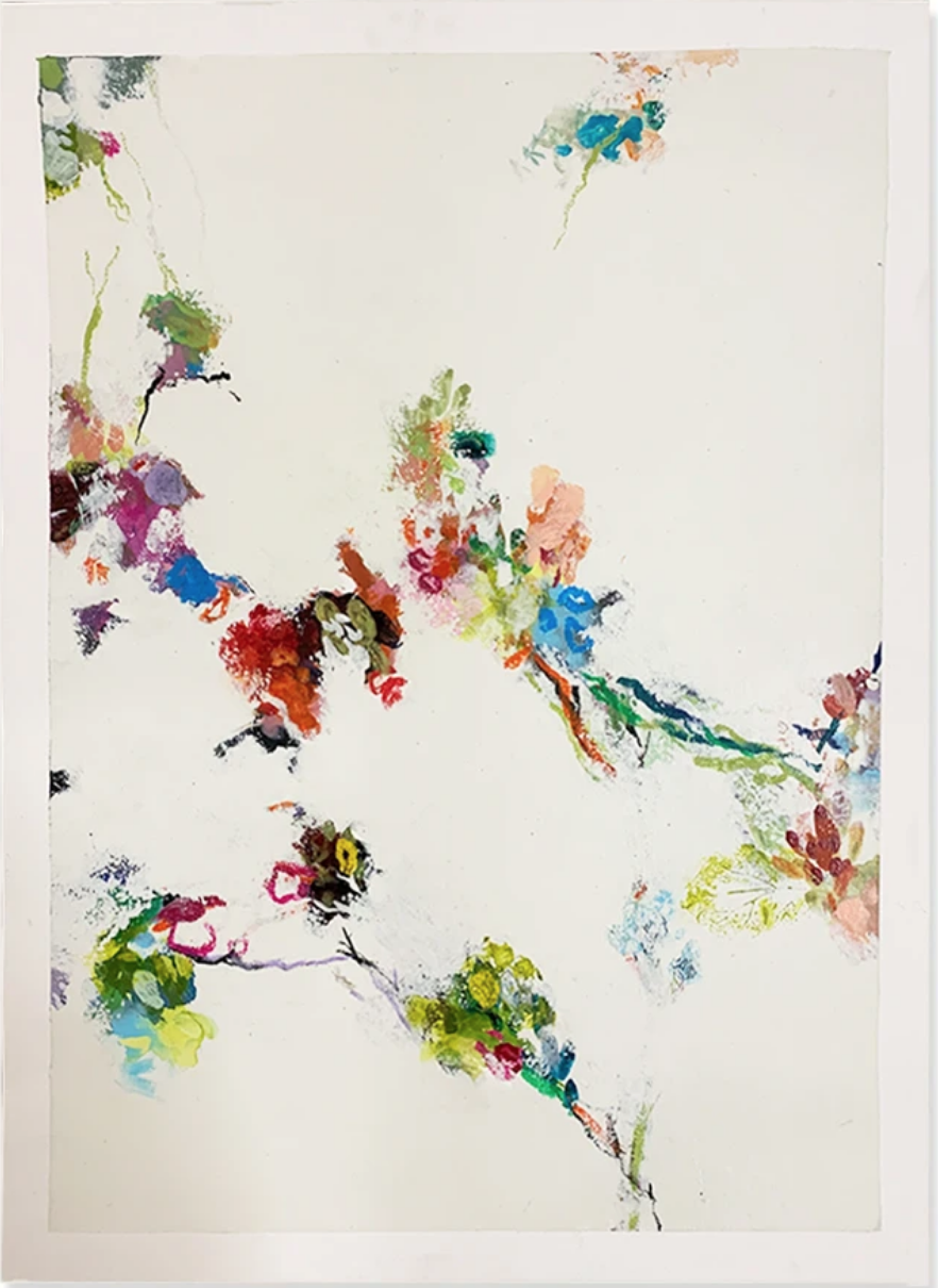 Nest Study, 2021, mixed media on paper, 18 x 24 in. AVAILABLE through Design Supply Shop. Please, email katherine@designsupplyshop.com for inquiry.