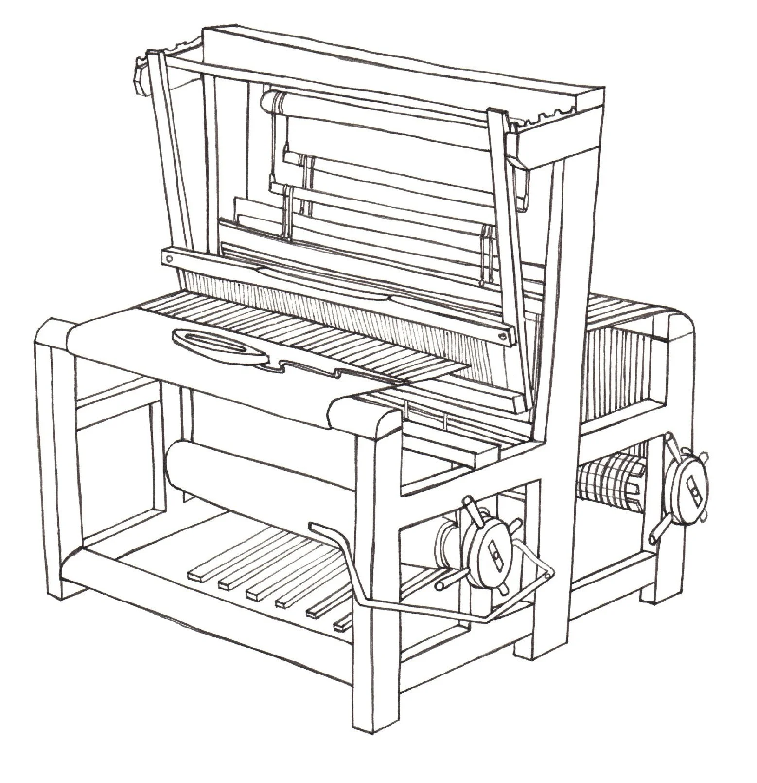 Why You Should Try Weaving On A Floor Loom — Balfour & Co Weaving Supplies
