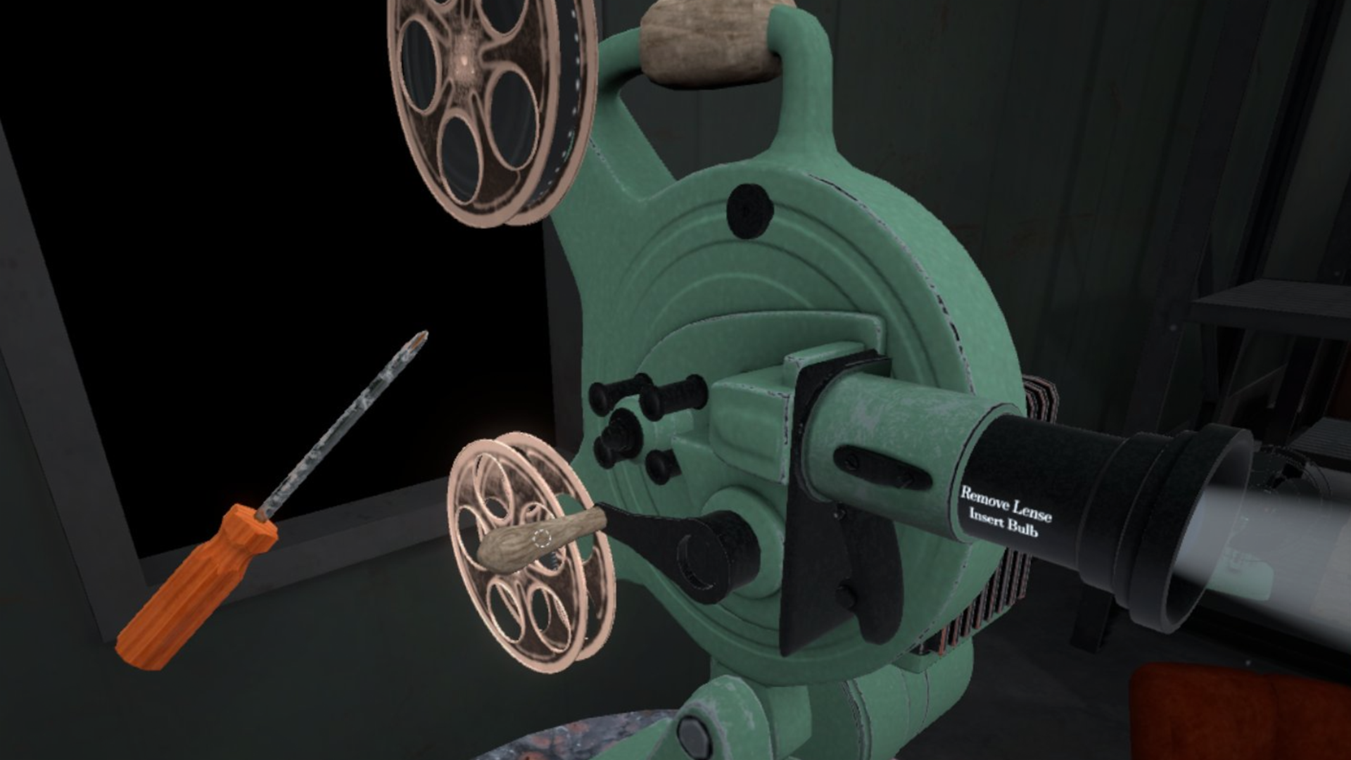 The Atlas Mystery VR Game — Top Right Corner