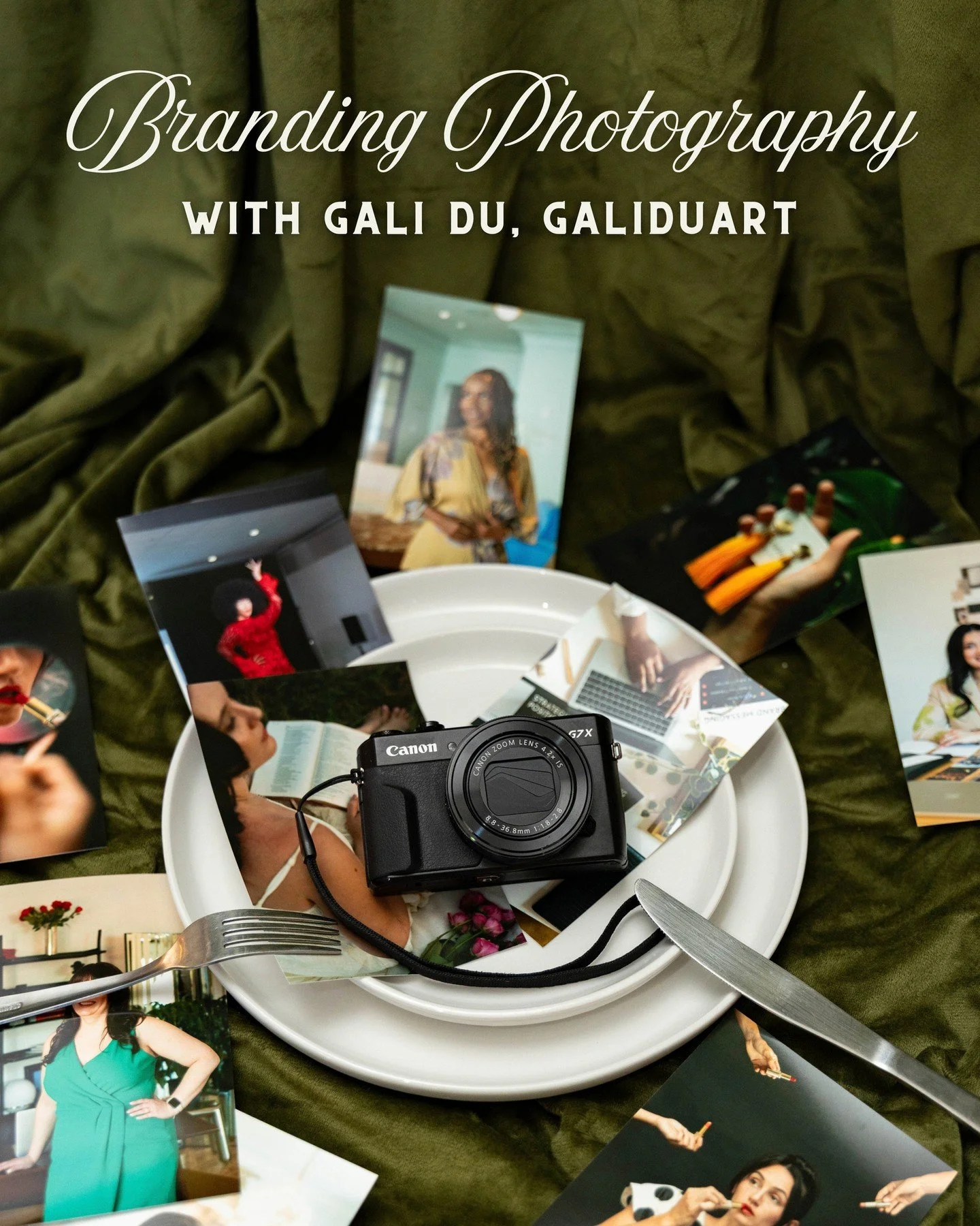Fourth course is served. 📸

You know what you want to say and who you want to say it to. Now, how do you capture your brand through photography?

Gali Du of GaliDuArt is serving up Brand Photography and we&rsquo;re putting this course into practice.