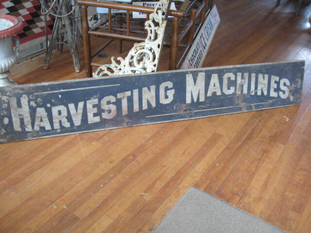 Country Farm harvestin Machines Trade Sign