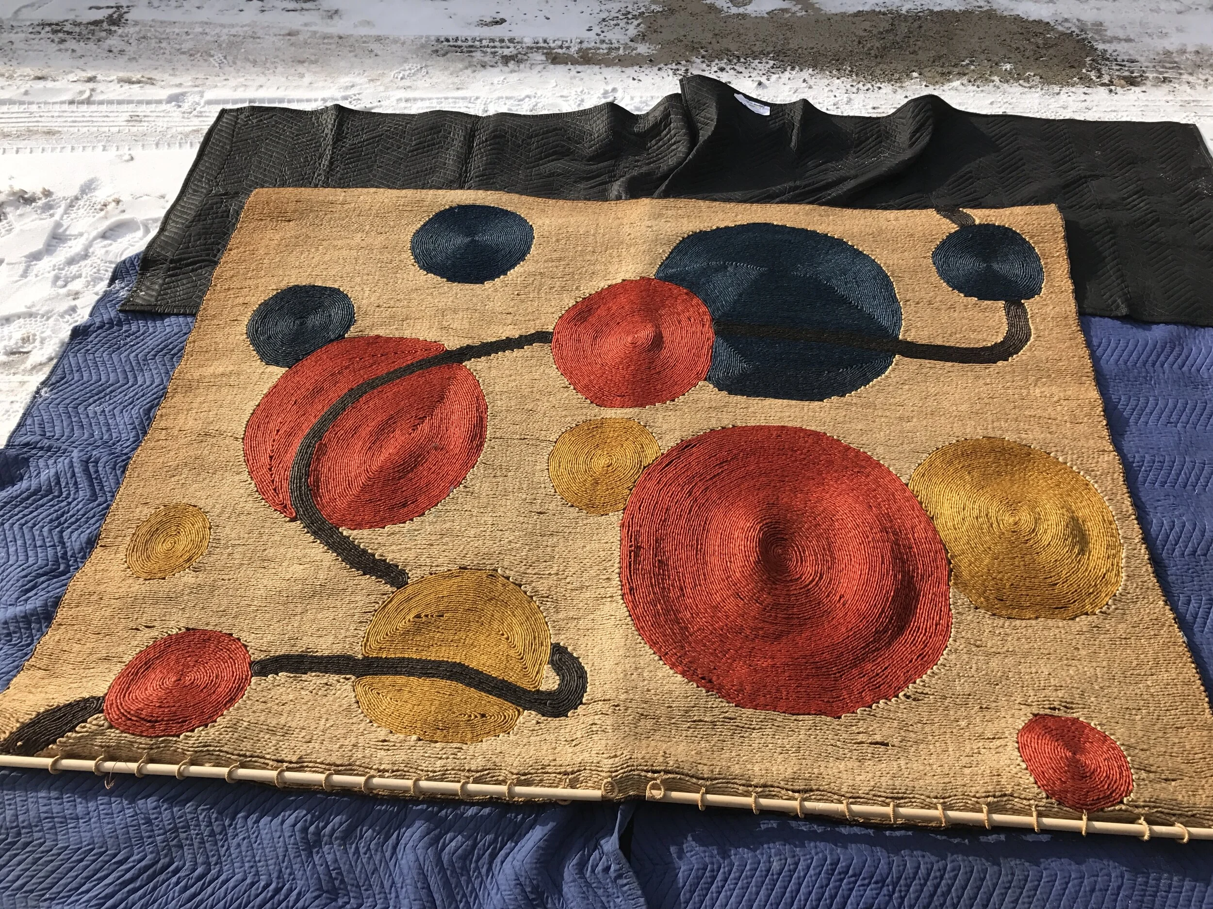 Large original Alexander  Calder Tapestry