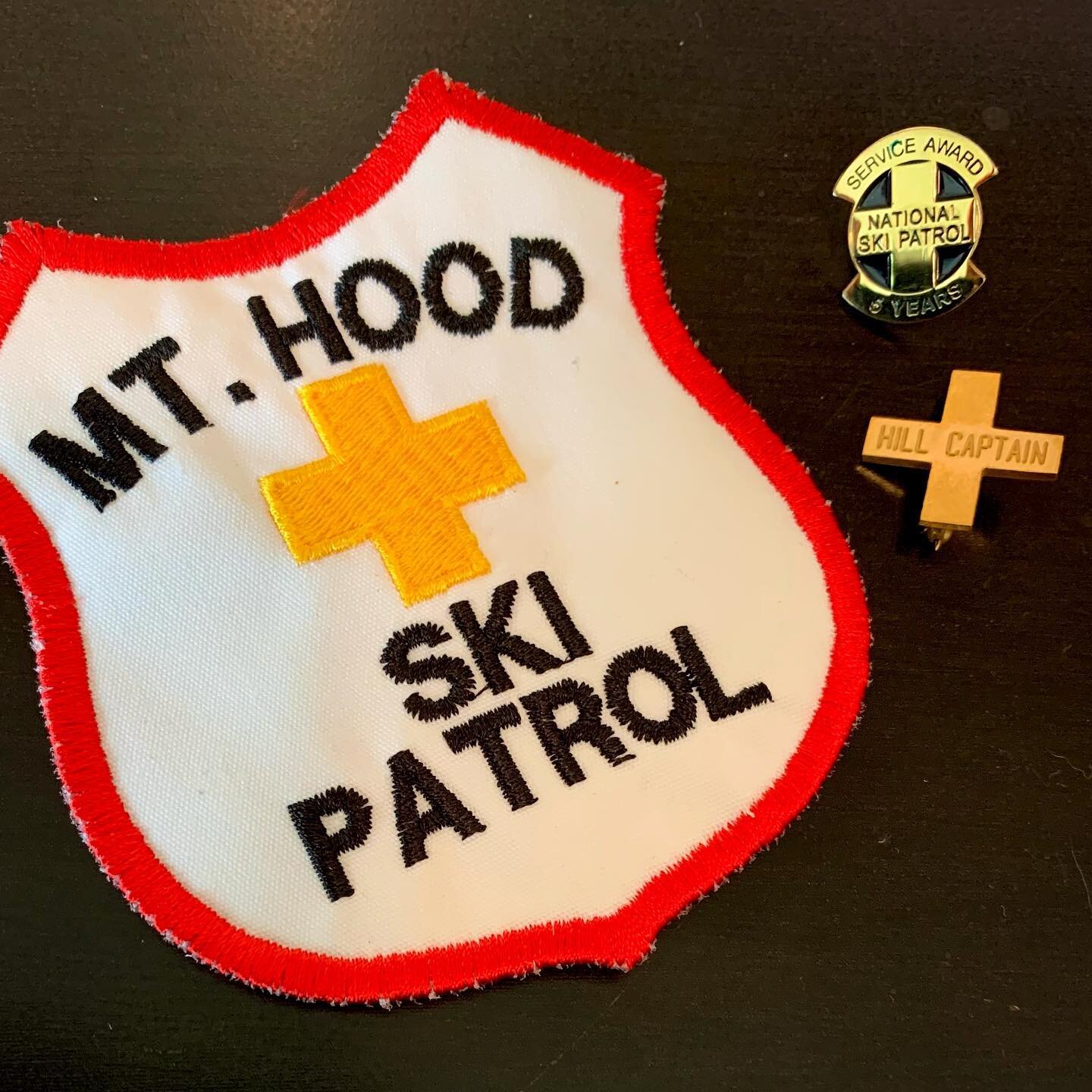 Not trying to brag, but Saturday was a big day for me. At our first annual end-of-season banquet since Covid hit, I was surprised with a 5 year service award from @natlskipatrol  and a promotion to Hill Captain from @mounthoodskipatrol . Endless than