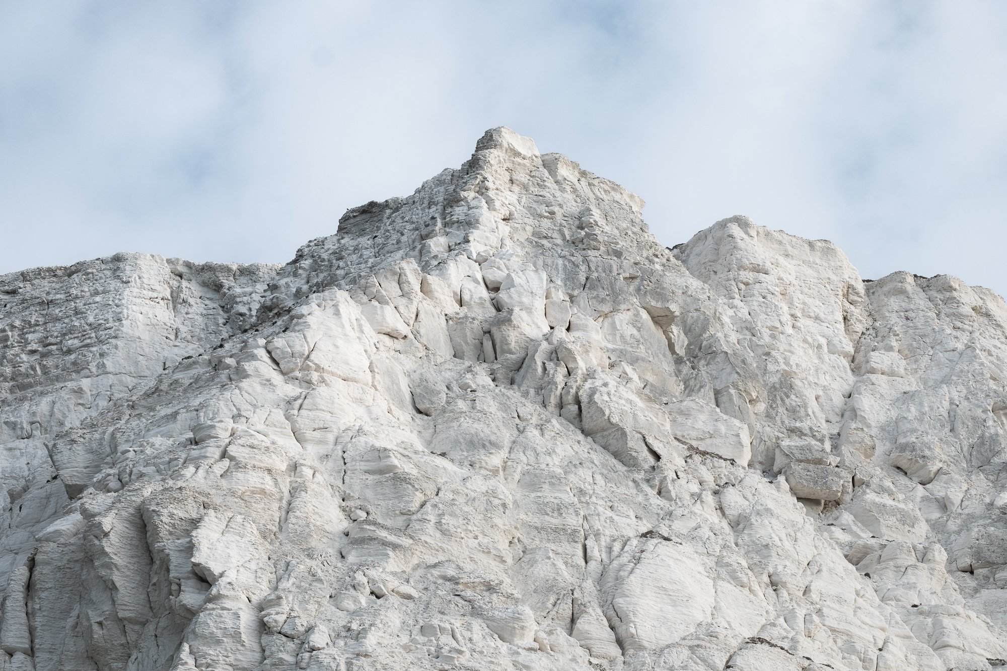 A photo of the white chalk cliffs at Beachy Head in Sussex taken by Trevor Sherwin