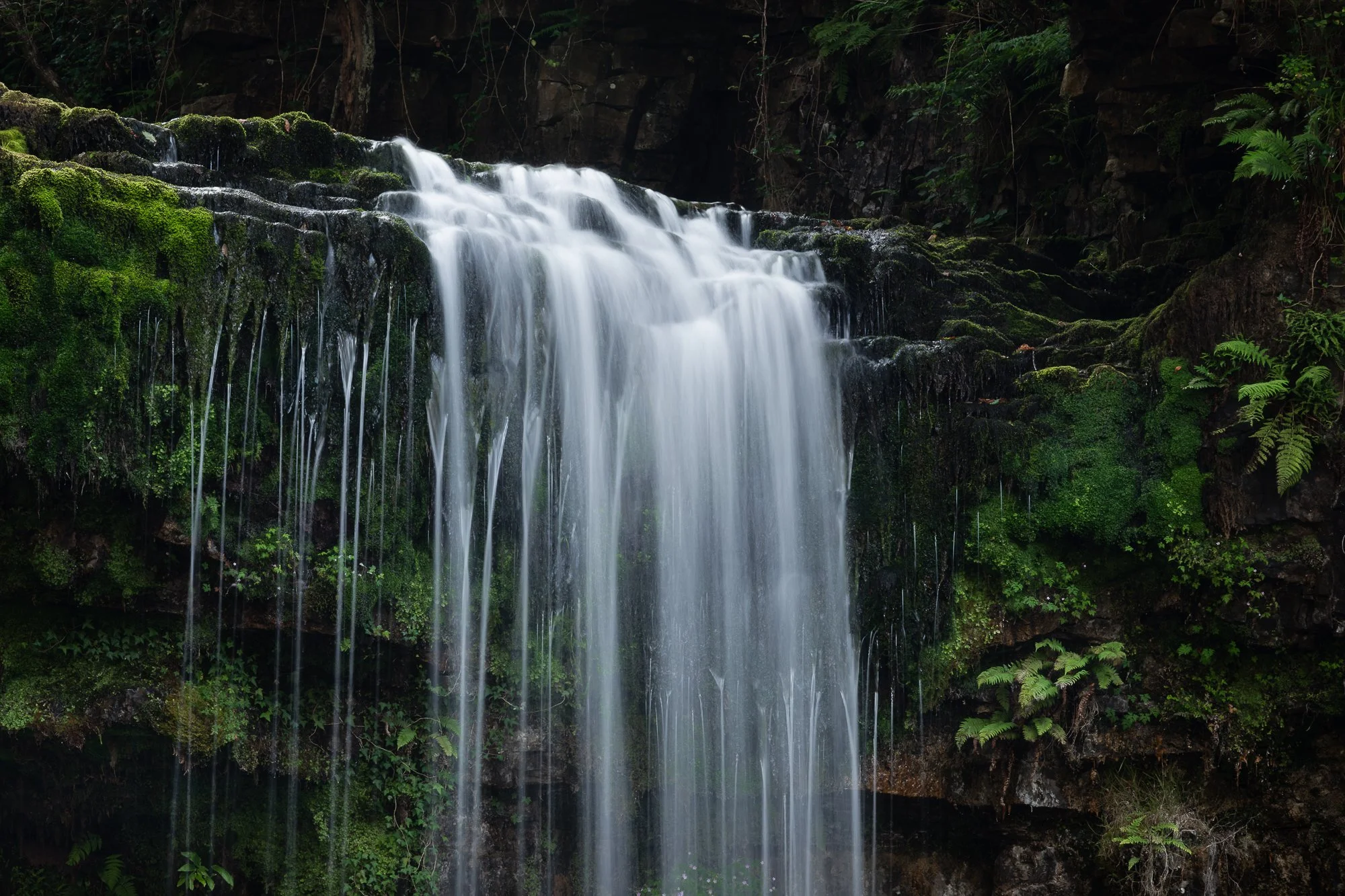 Waterfalls in the Brecon Beacons Wales taken in the summer by Trevor Sherwin