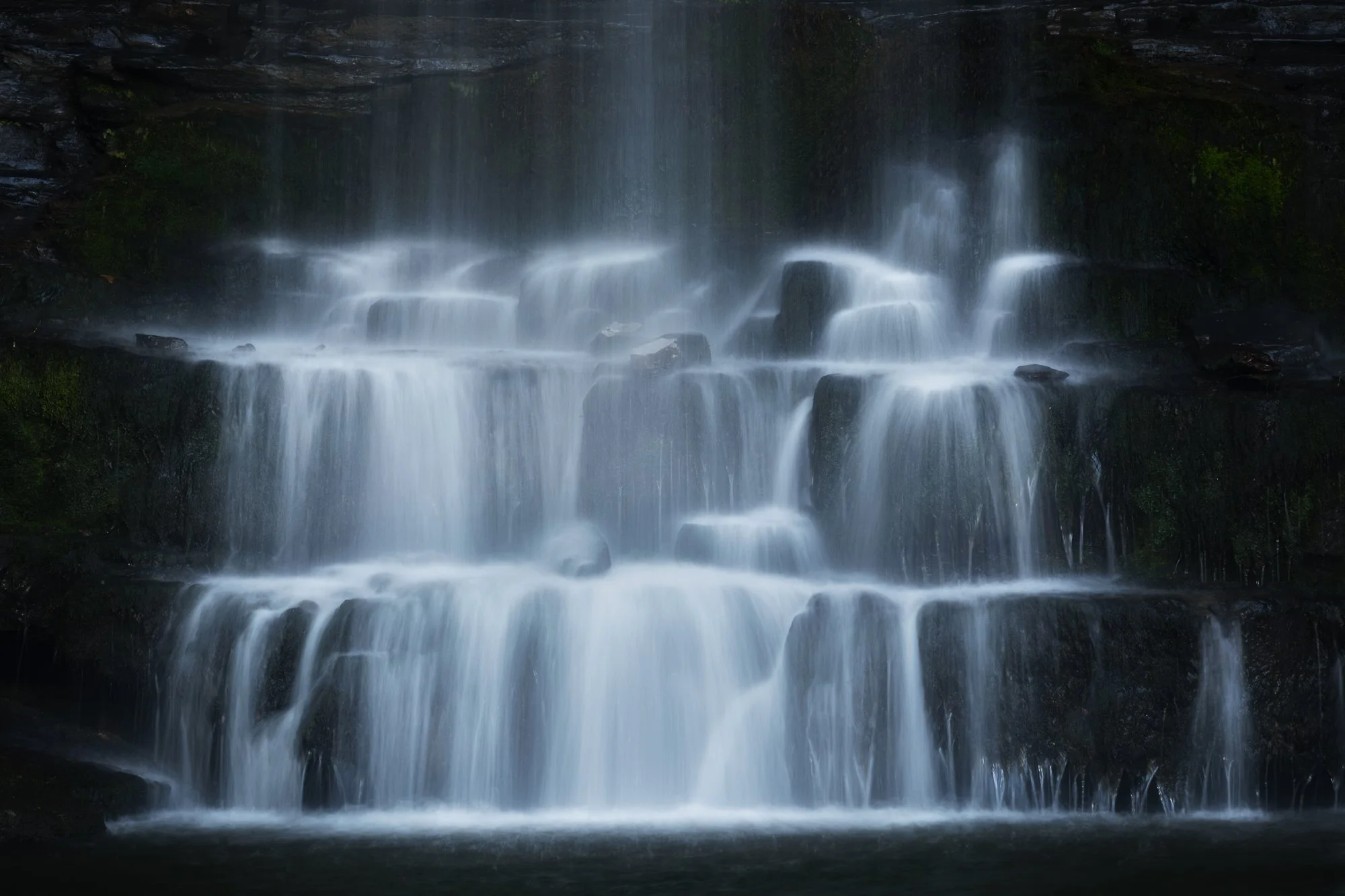 Waterfalls in the Brecon Beacons Wales taken in the summer by Trevor Sherwin