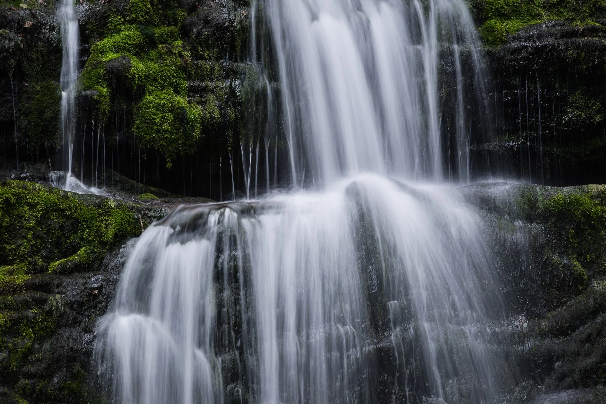 Waterfalls in the Brecon Beacons Wales taken in the summer by Trevor Sherwin