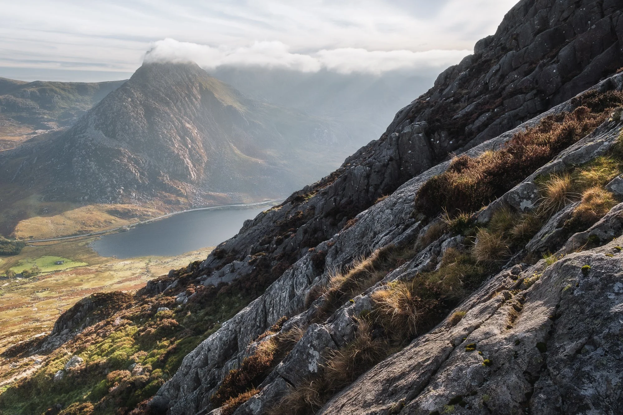 A mountain landscape photo of Tryfan from Pen Yr Ole Wen in Snowdonia taken by Trevor Sherwin