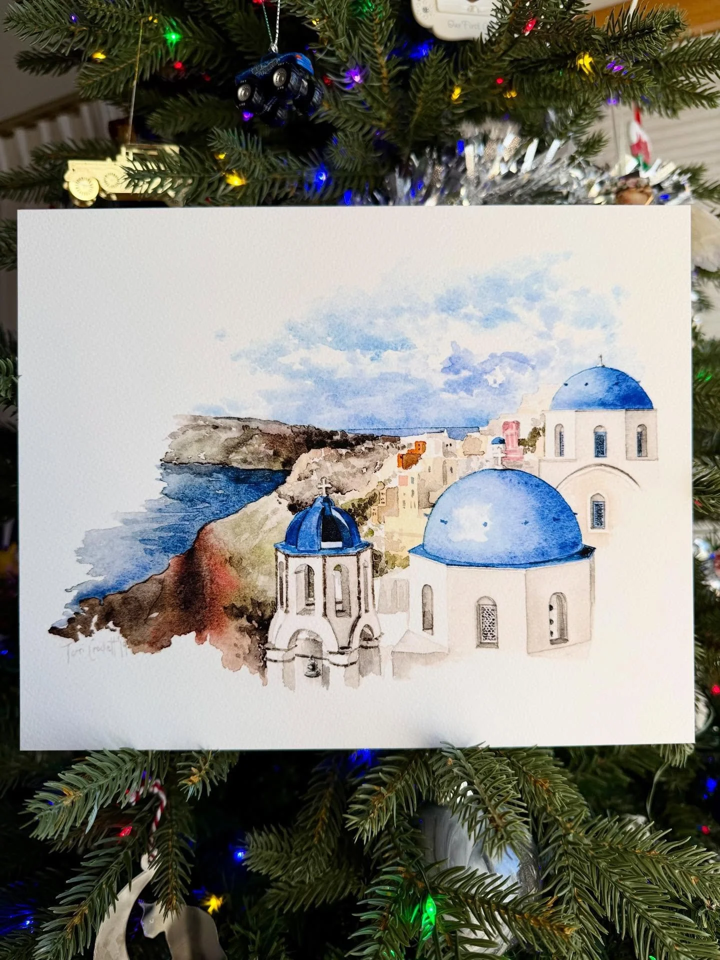 Yesterday I had a lovely time downtown at the Holiday Market @320southcanal hosted by CBRE events! It&rsquo;s such a fun time to chat with customers and really reminds me of why I choose to paint architectural subjects around the world. I get to hear