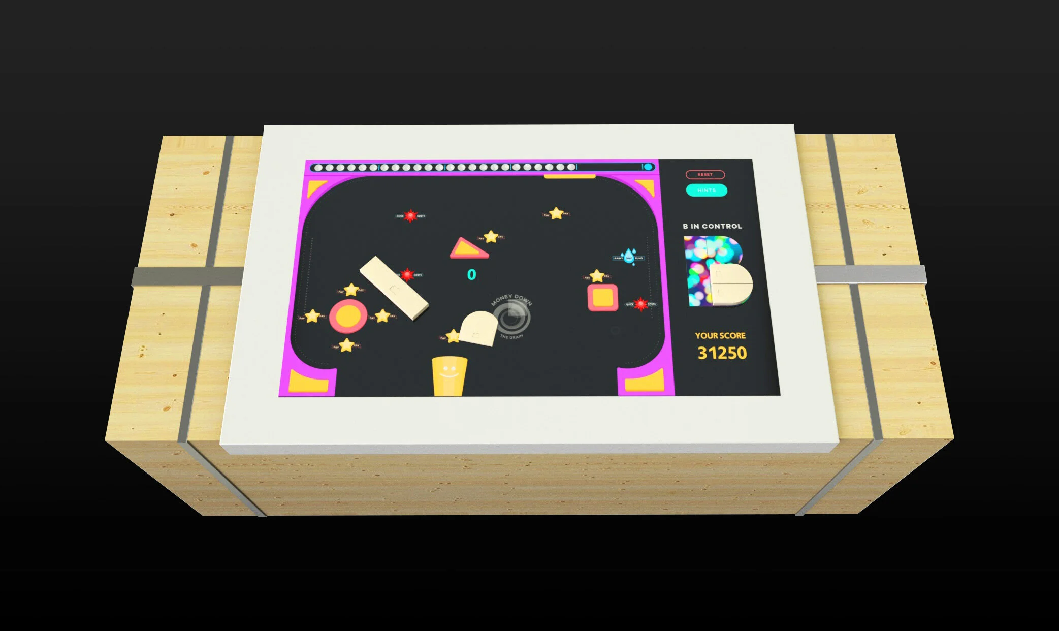 Studio B table mockup