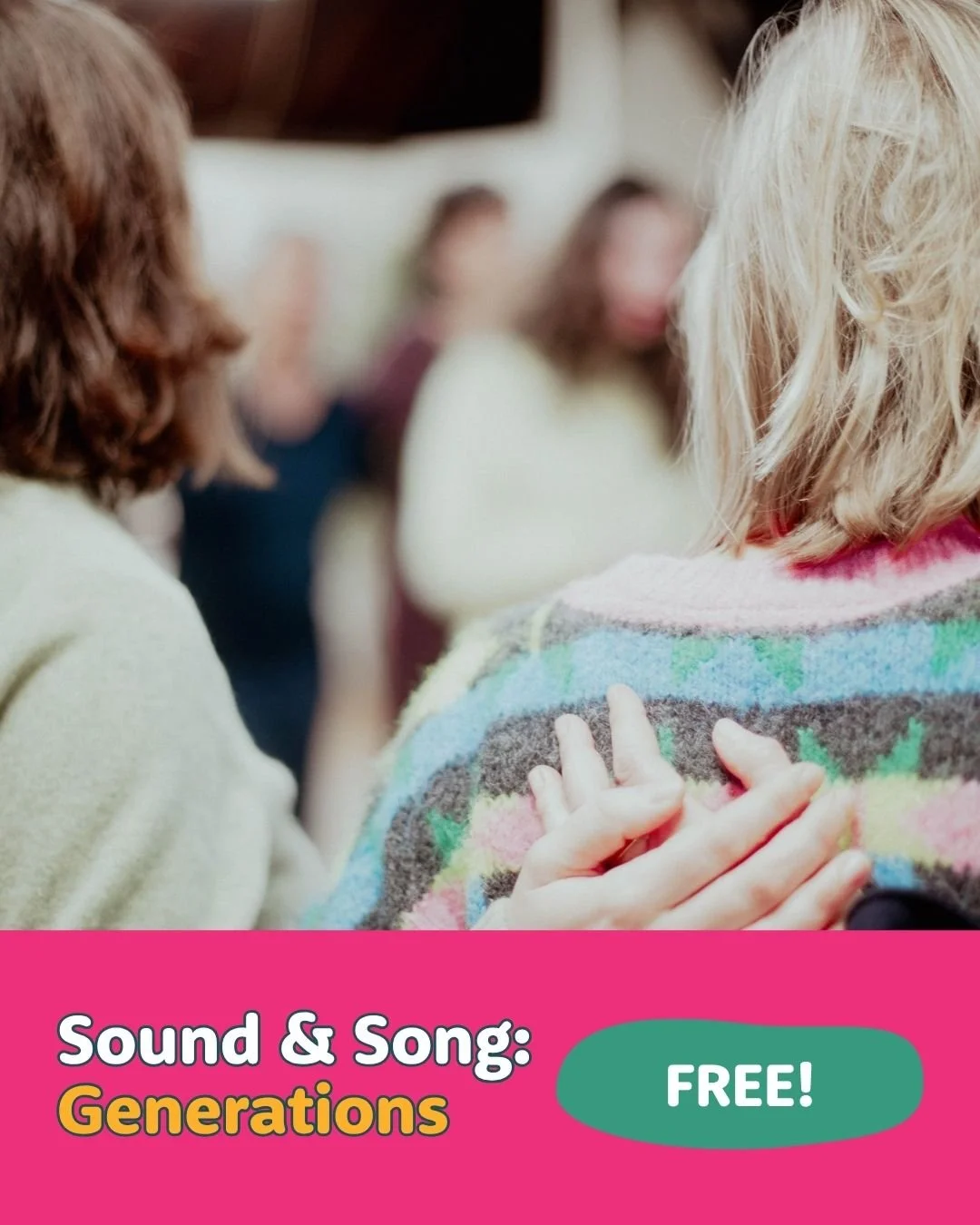 Singing together lifts spirits, eases the mind, and builds connection. 💛

Join Sound &amp; Song Generations - our FREE intergenerational singing groups for mums, babies &amp; older women.

📍 Thursday mornings at Sands Village Hall, Wycombe
📍 Frida