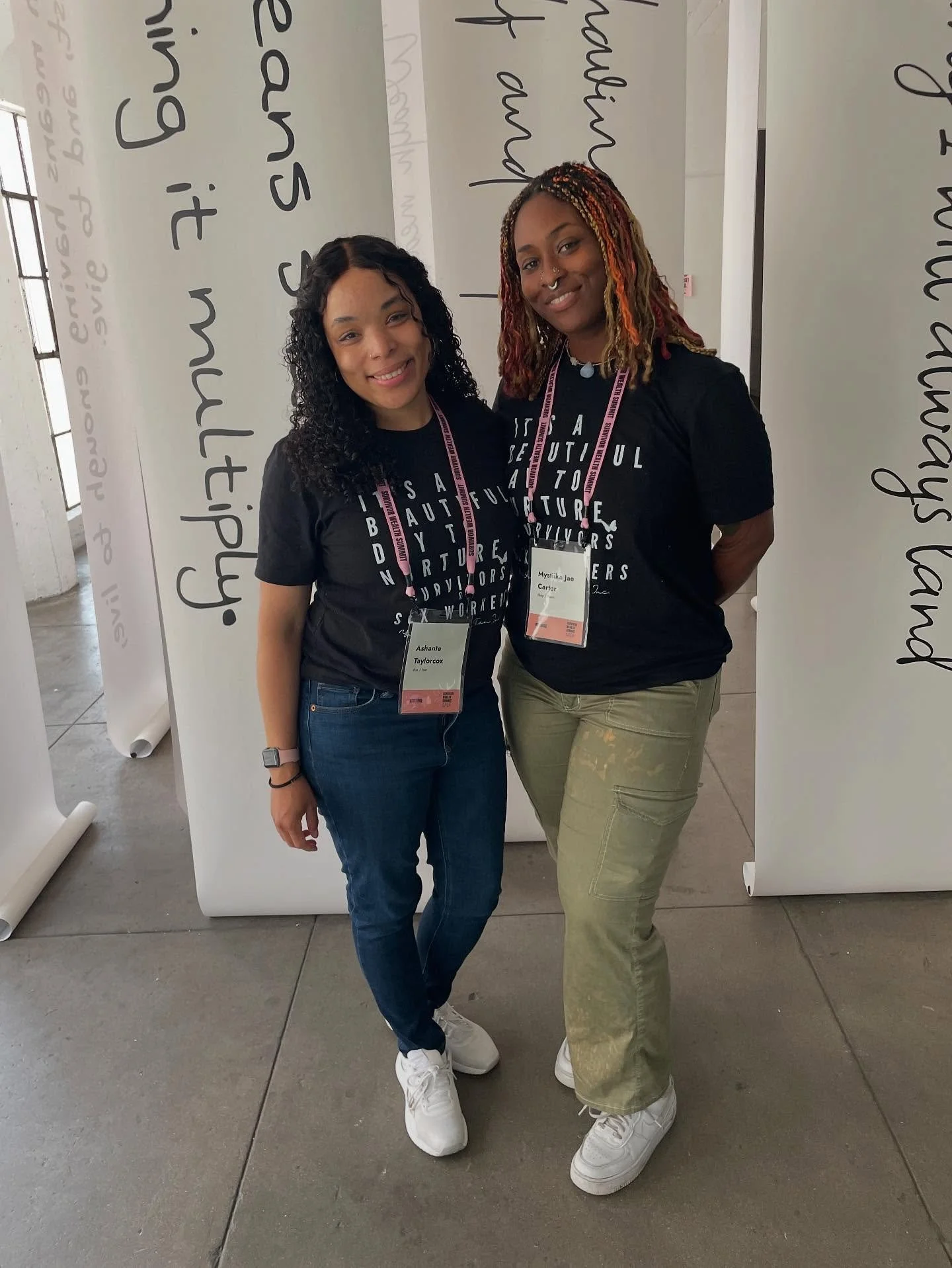 ✨You Are More Than Inc. ✨
:
August was a beautiful vibe! We&rsquo;re so happy to have attended the #SurvivorWealthSummit with @freefromdotorg! 
:
Pictured is our Executive Director, Ashante and our Economic Empowerment Coordinator, Mystiika! 
: 
We h