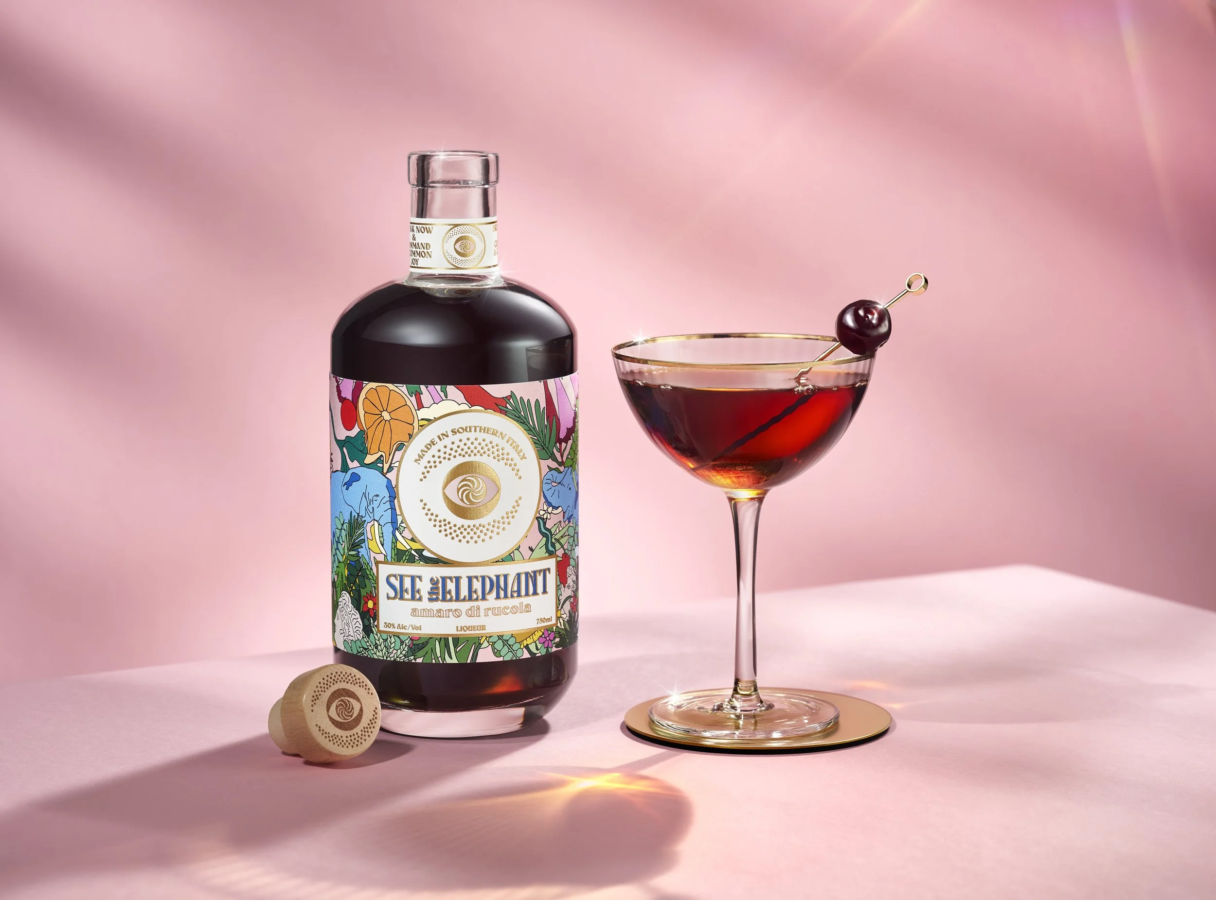 The best black manhattan is made with See the Elephant Amaro