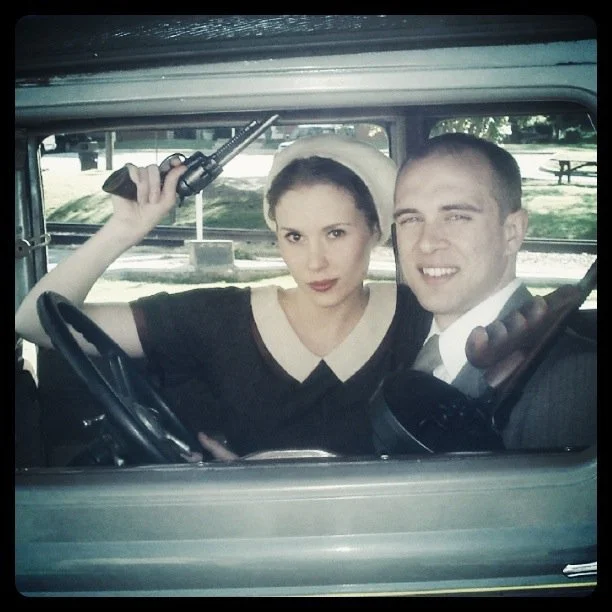 Clyde in Bonnie and Clyde: The Two Person, Six Gun Musical