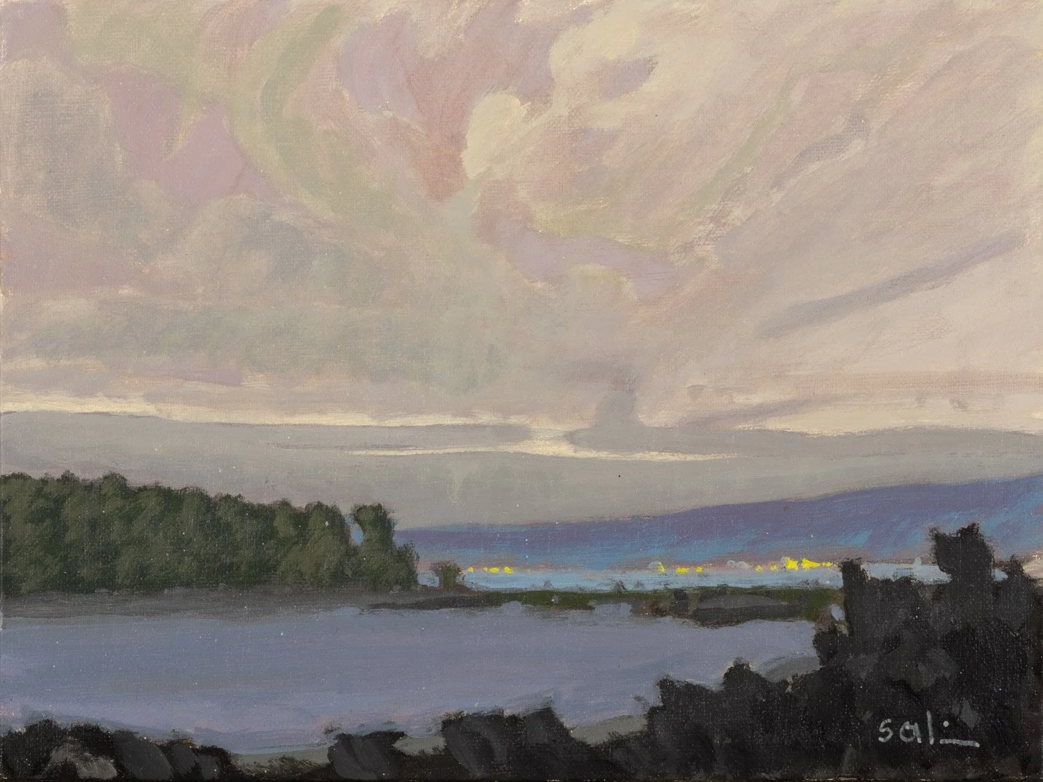 Dusk on the Columbia