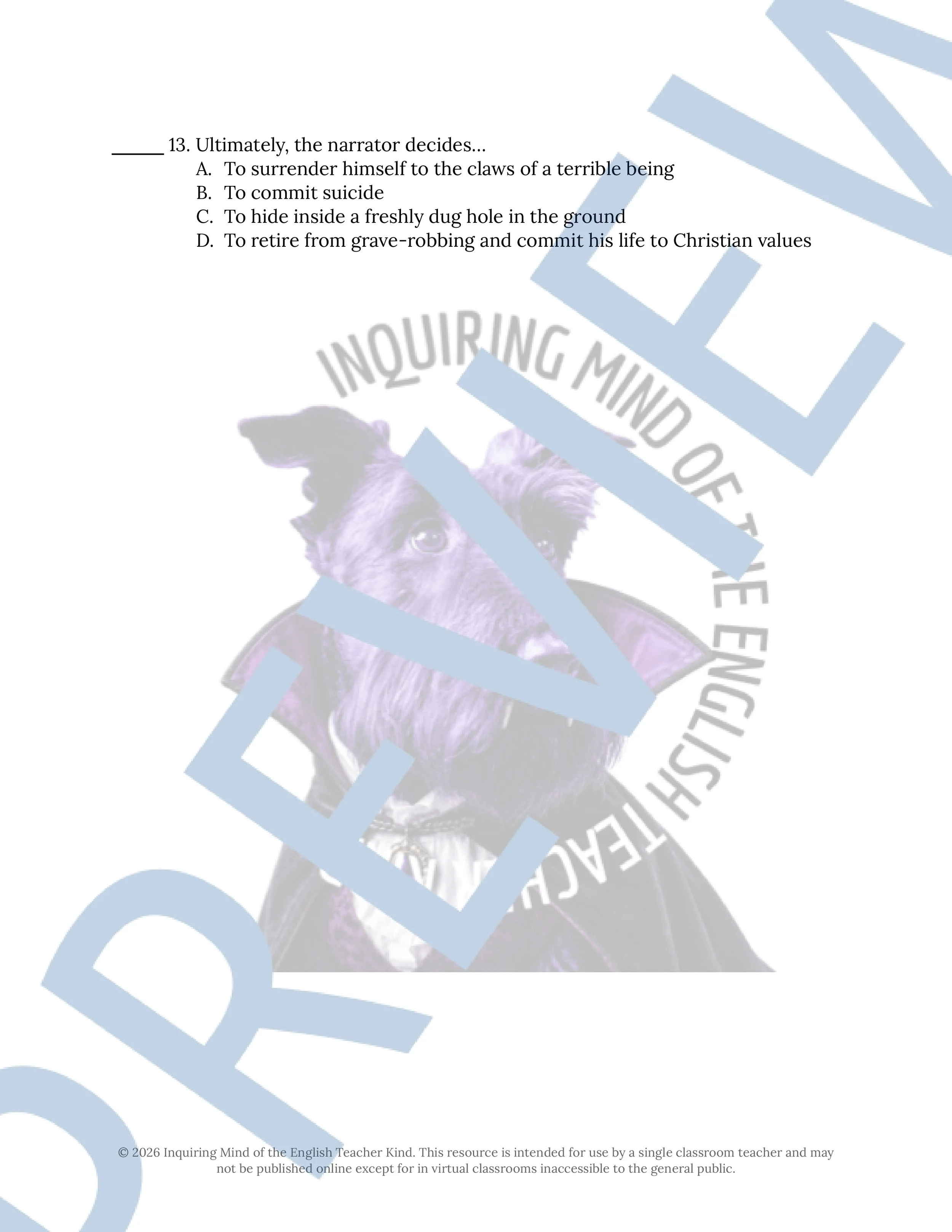 The Hound by H.P. Lovecraft Quiz and Answer Key (3).jpg