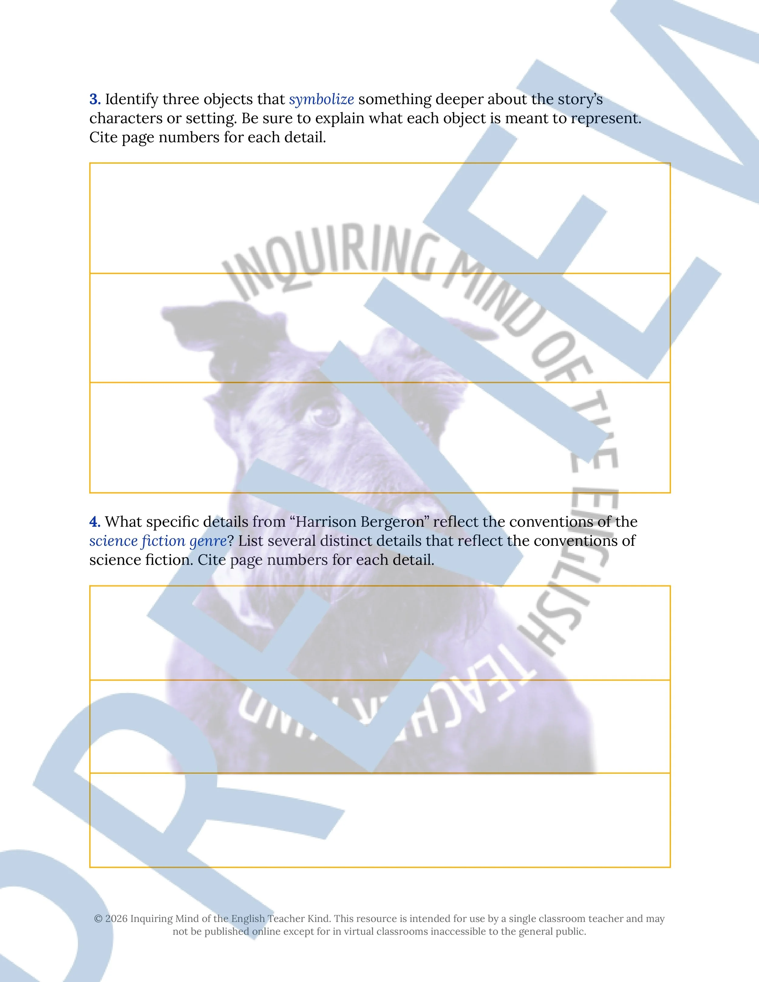 Harrison Bergeron Literary Elements Worksheet and Answer Key (3).jpg