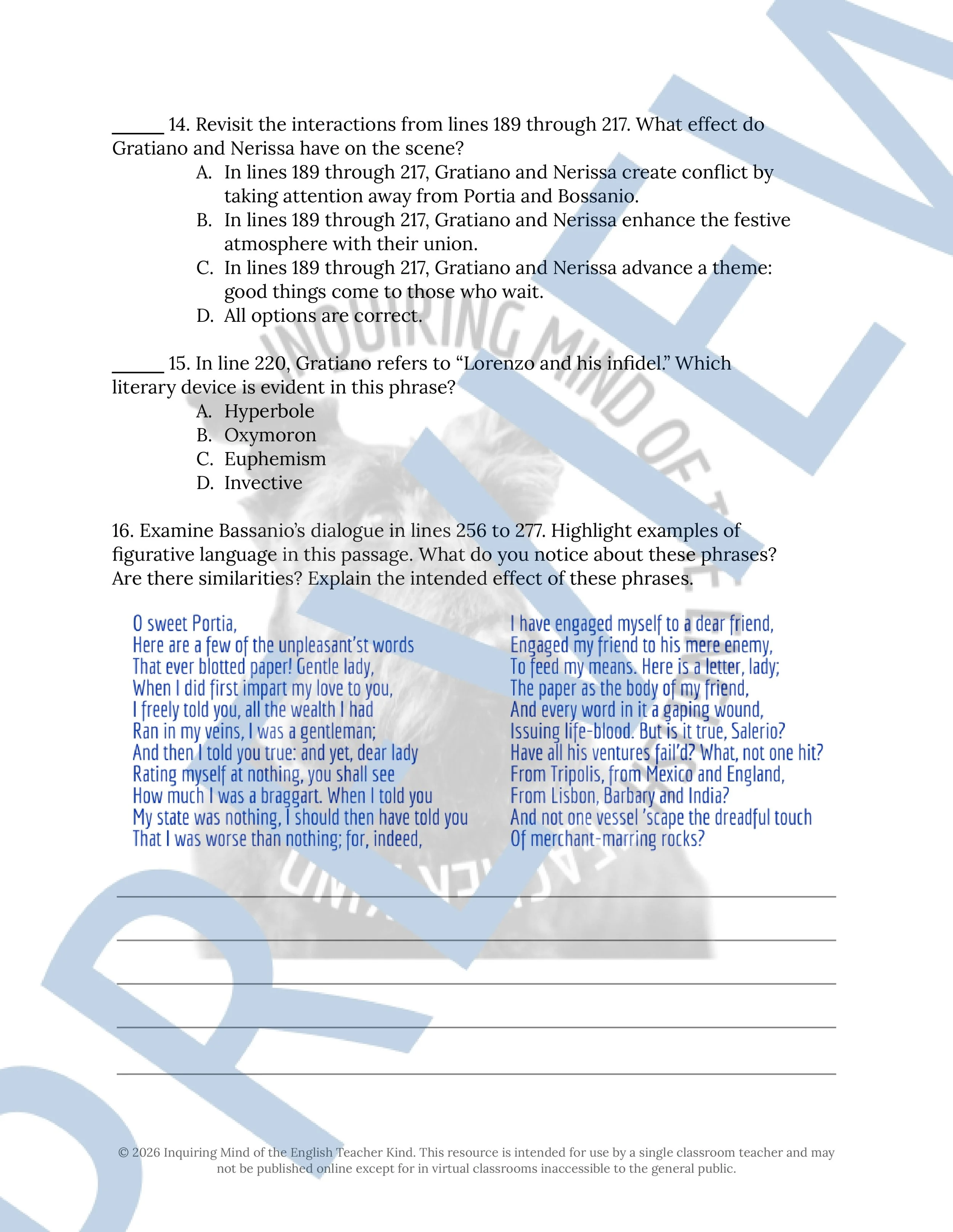 Merchant of Venice Act 3 Scene 2 Close Reading Analysis Worksheet (4).jpg