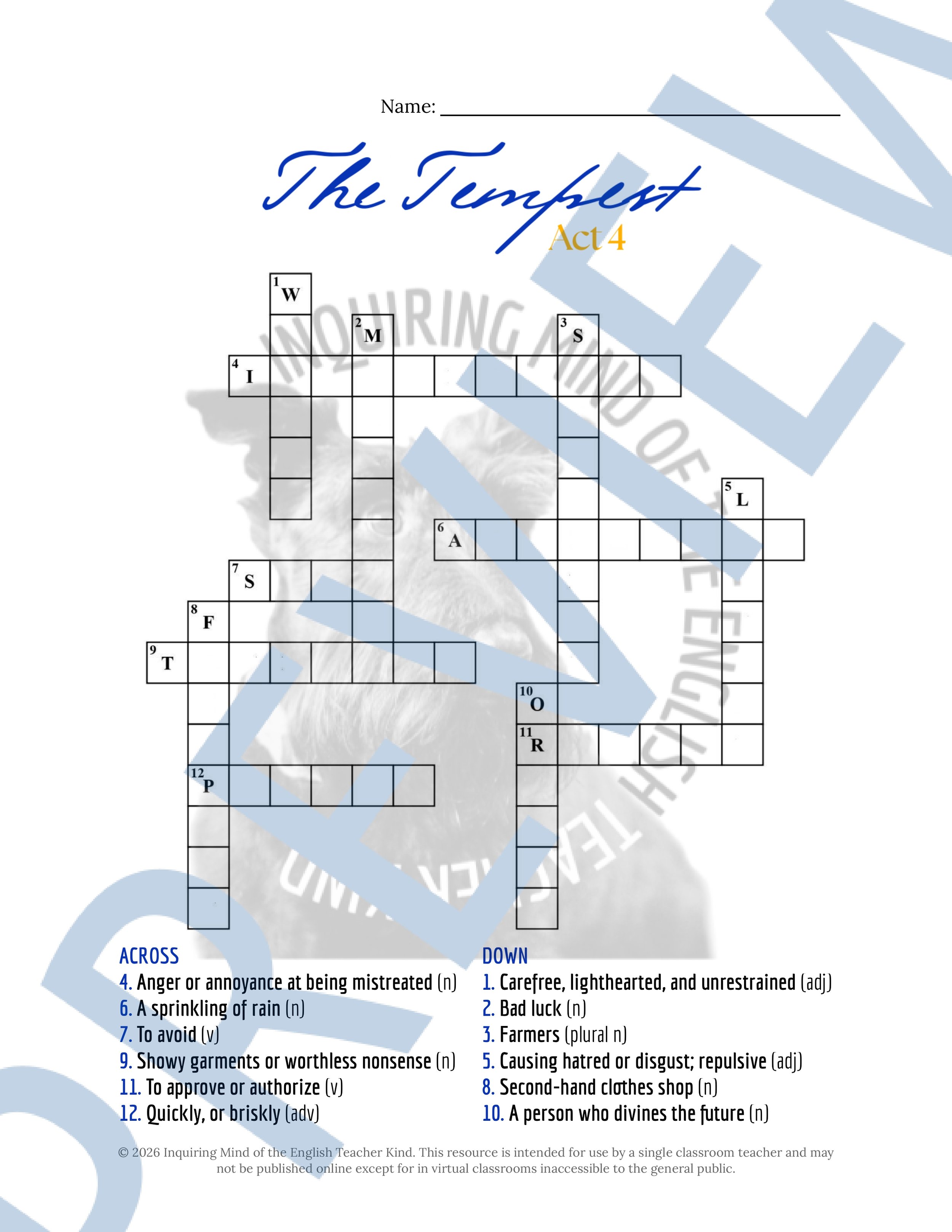 Shakespeare's The Tempest Act 4 Vocabulary Activities (3).jpg