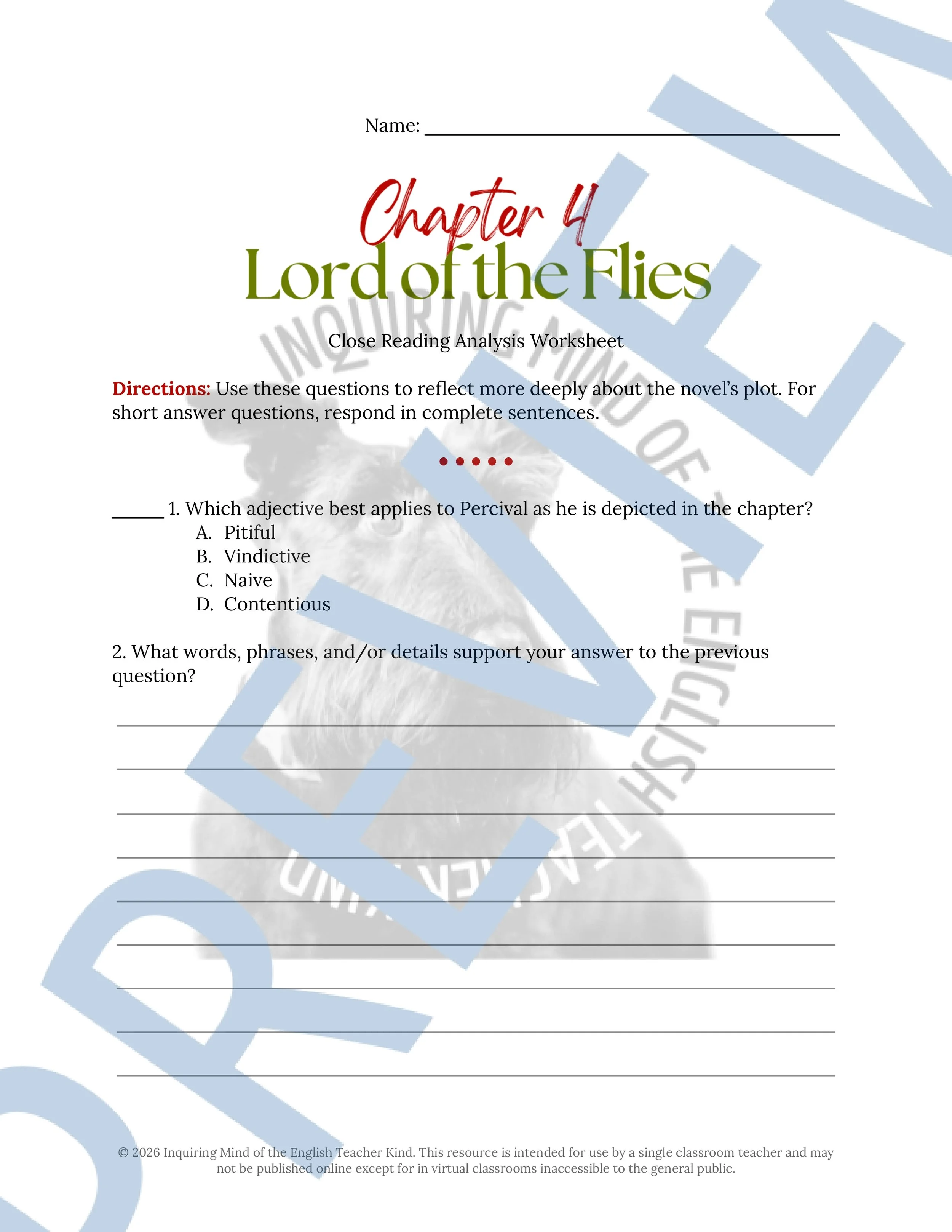 Lord of the Flies Chapter 4 Close Reading Analysis Worksheet (1).jpg