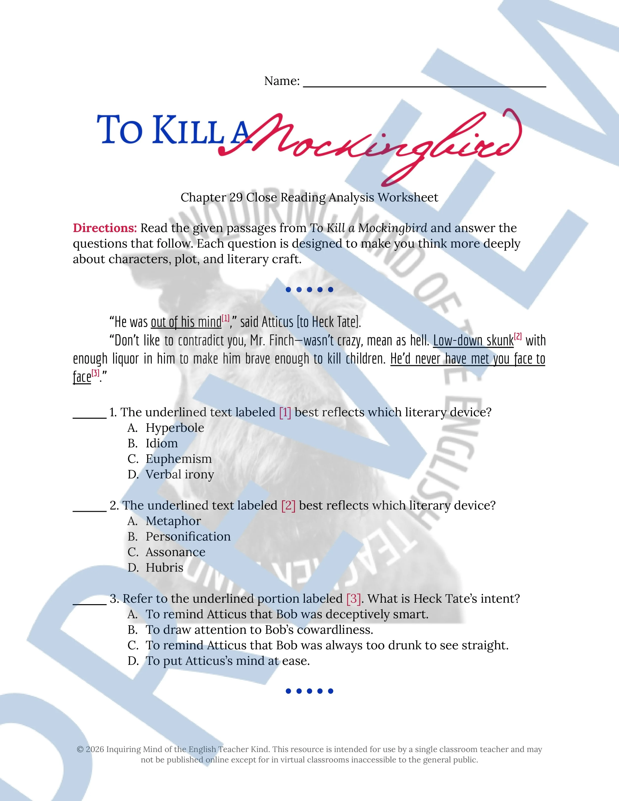 To Kill a Mockingbird Chapter 29 Close Reading Analysis Worksheet (1).jpg