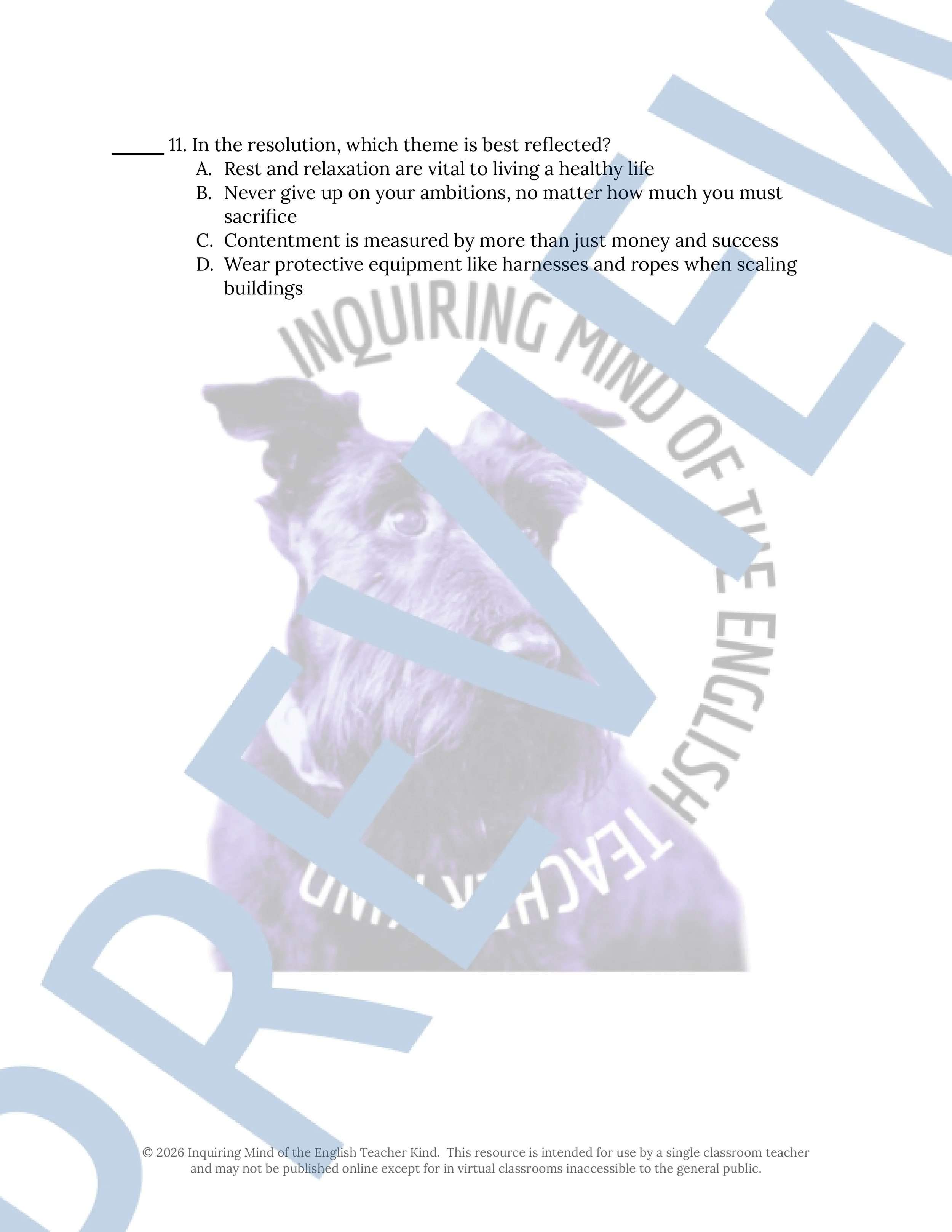 Contents of the Dead Man's Pocket by Jack Finney Quiz and Answer Key (3).jpg