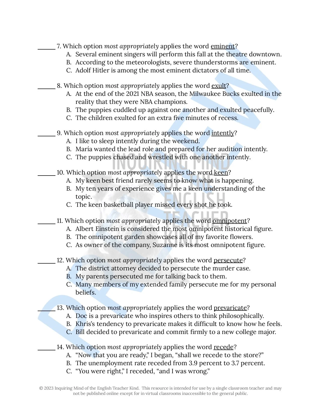 Evaluate reading comprehension, support vocabulary development, and promote critical thinking skills with this bundle of formative assessments covering Book 3 of George Orwell's dystopian novel 1984.