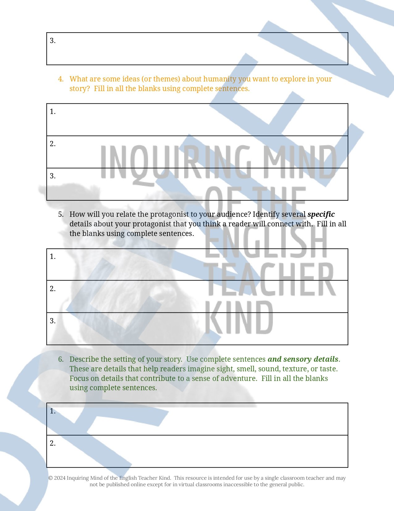 High School Creative Writing Complete Semester Curriculum and Supplemental Materials Bundle by Inquiring Mind of the English Teacher Kind