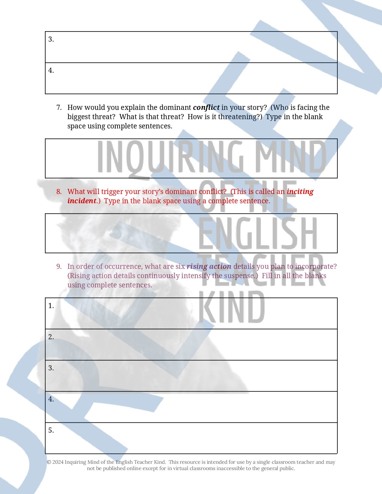 High School Creative Writing Complete Semester Curriculum and Supplemental Materials Bundle by Inquiring Mind of the English Teacher Kind