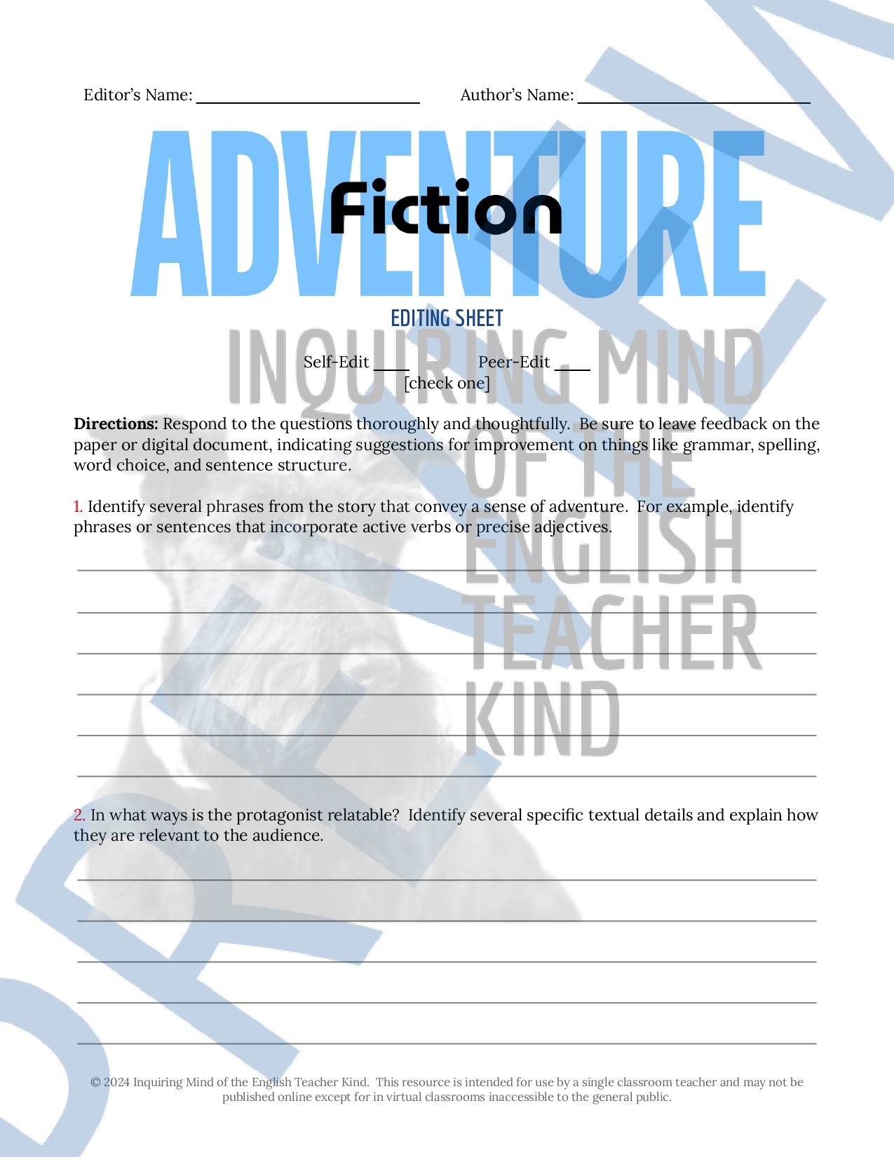 High School Creative Writing Complete Semester Curriculum and Supplemental Materials Bundle by Inquiring Mind of the English Teacher Kind