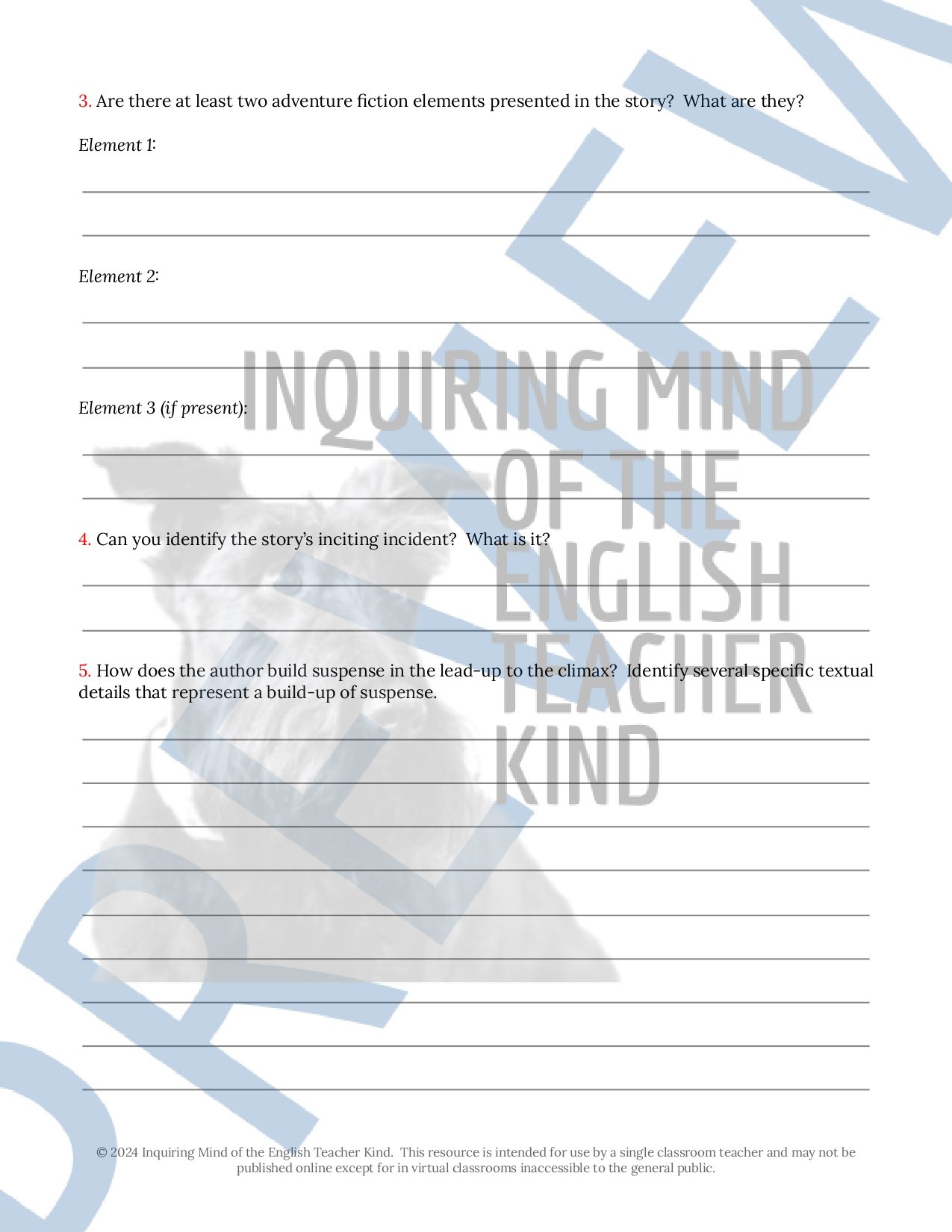 High School Creative Writing Complete Semester Curriculum and Supplemental Materials Bundle by Inquiring Mind of the English Teacher Kind
