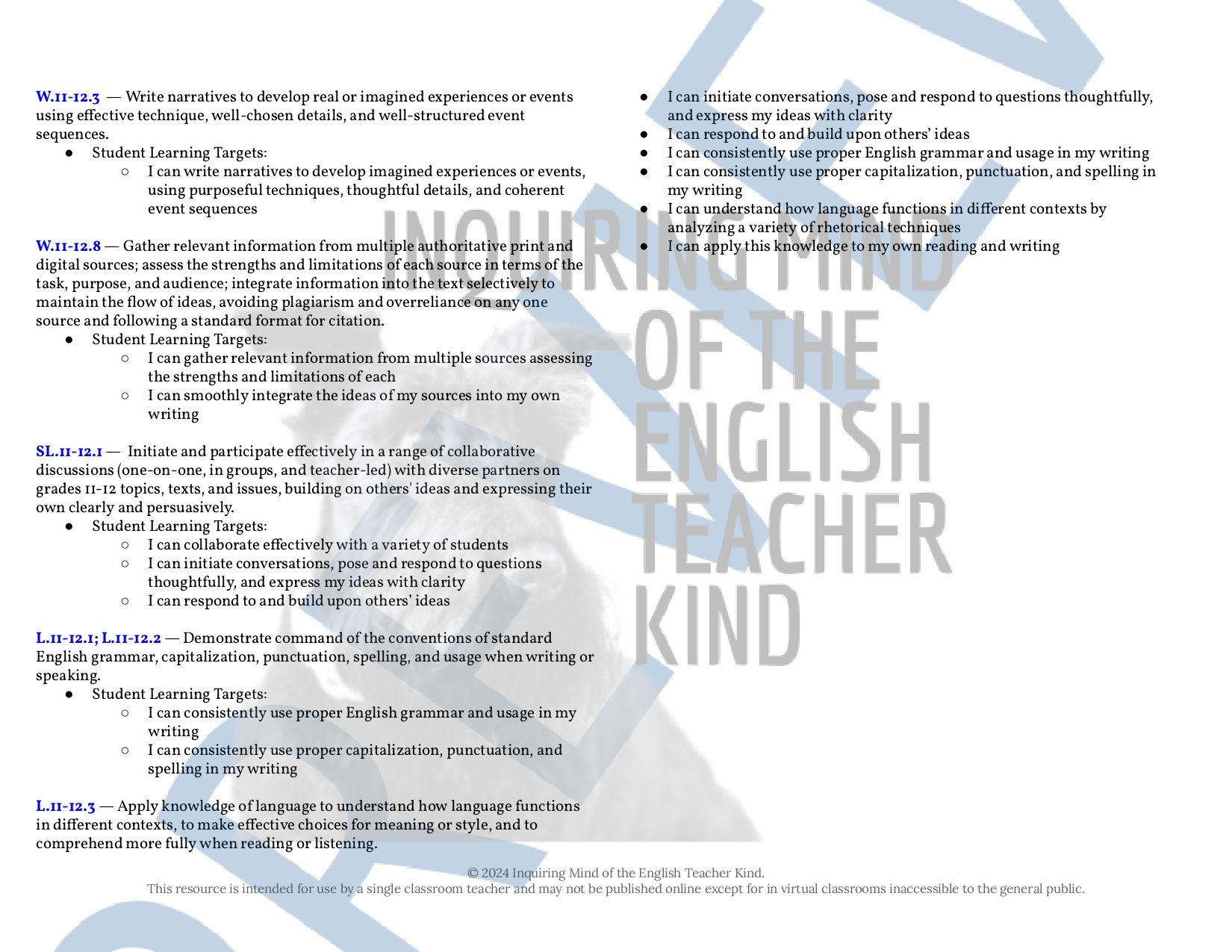 High School Creative Writing Complete Semester Curriculum and Supplemental Materials Bundle by Inquiring Mind of the English Teacher Kind