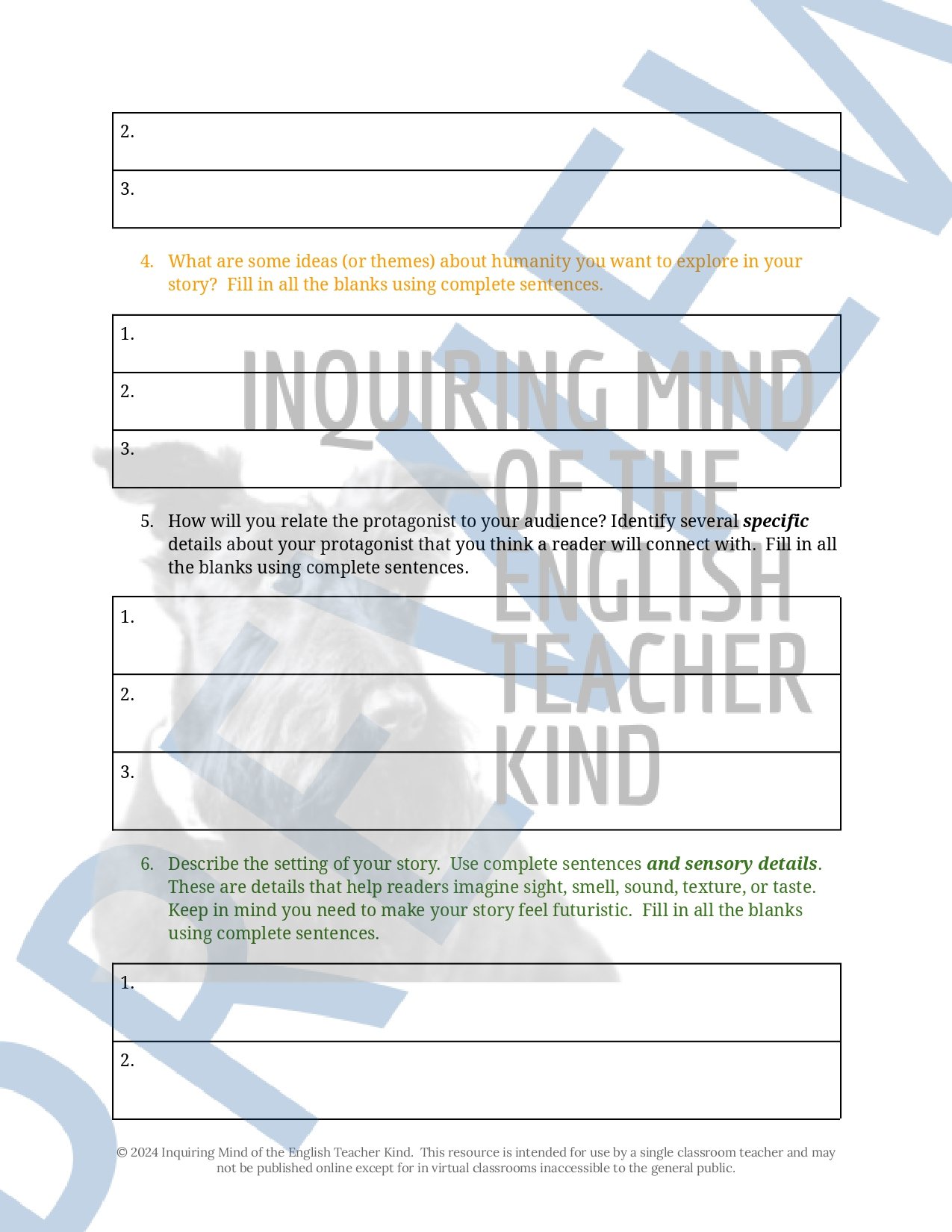 High School Creative Writing Complete Semester Curriculum and Supplemental Materials Bundle by Inquiring Mind of the English Teacher Kind