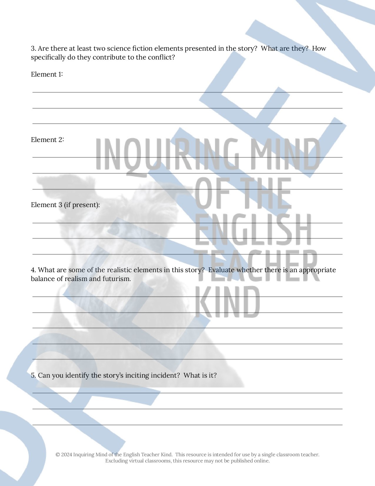High School Creative Writing Complete Semester Curriculum and Supplemental Materials Bundle by Inquiring Mind of the English Teacher Kind