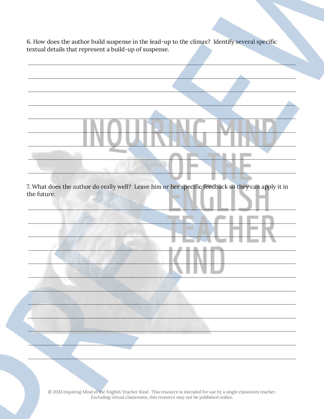 High School Creative Writing Complete Semester Curriculum and Supplemental Materials Bundle by Inquiring Mind of the English Teacher Kind