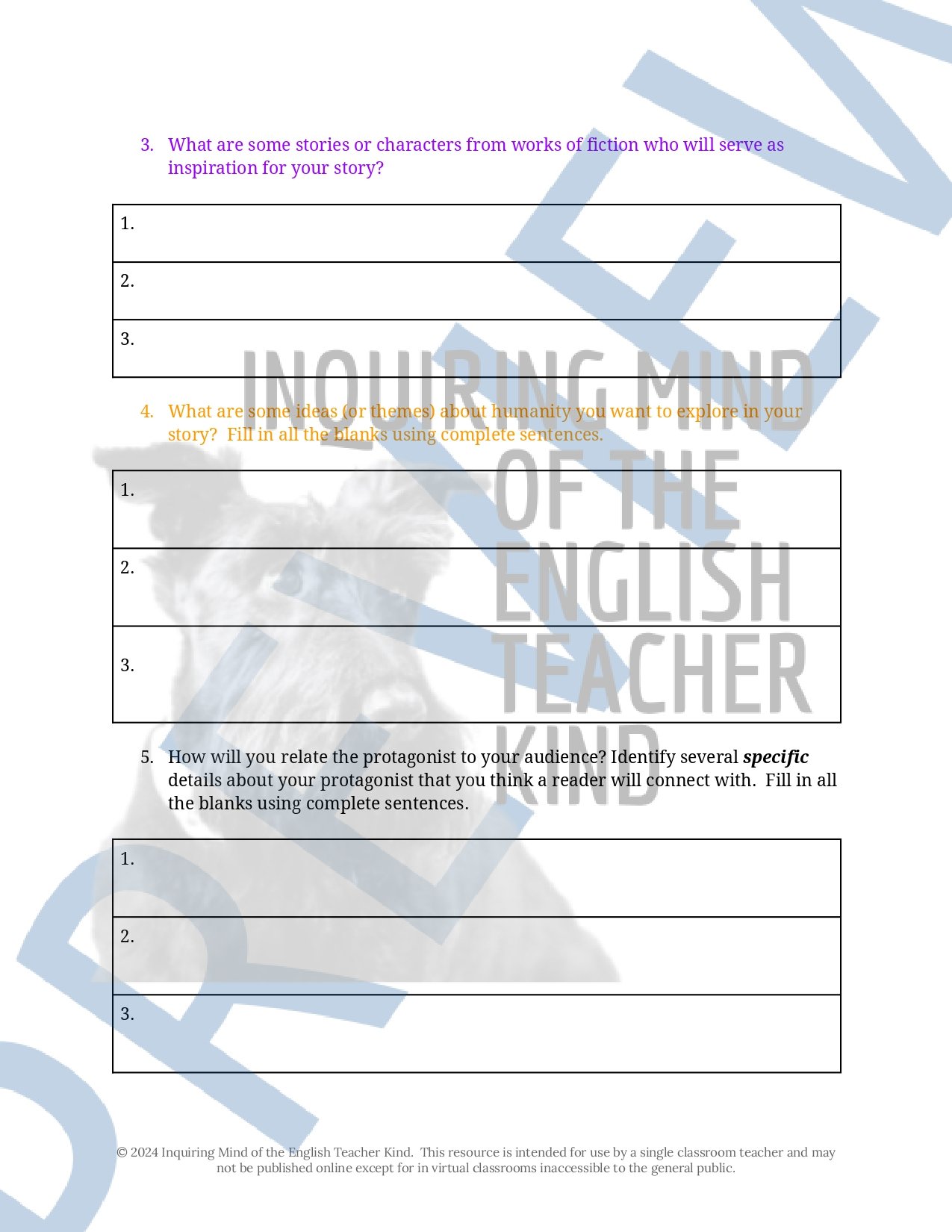 High School Creative Writing Complete Semester Curriculum and Supplemental Materials Bundle by Inquiring Mind of the English Teacher Kind