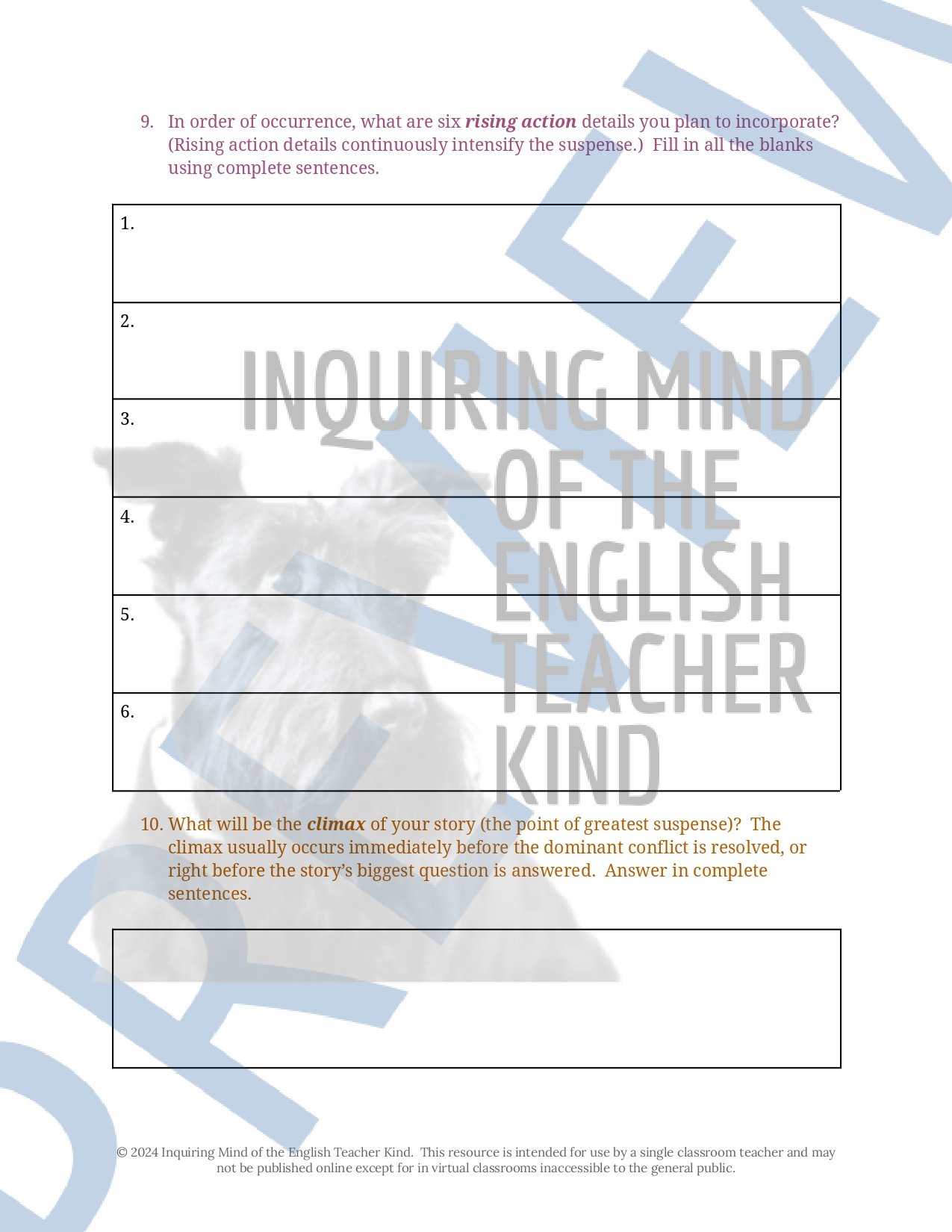 High School Creative Writing Complete Semester Curriculum and Supplemental Materials Bundle by Inquiring Mind of the English Teacher Kind