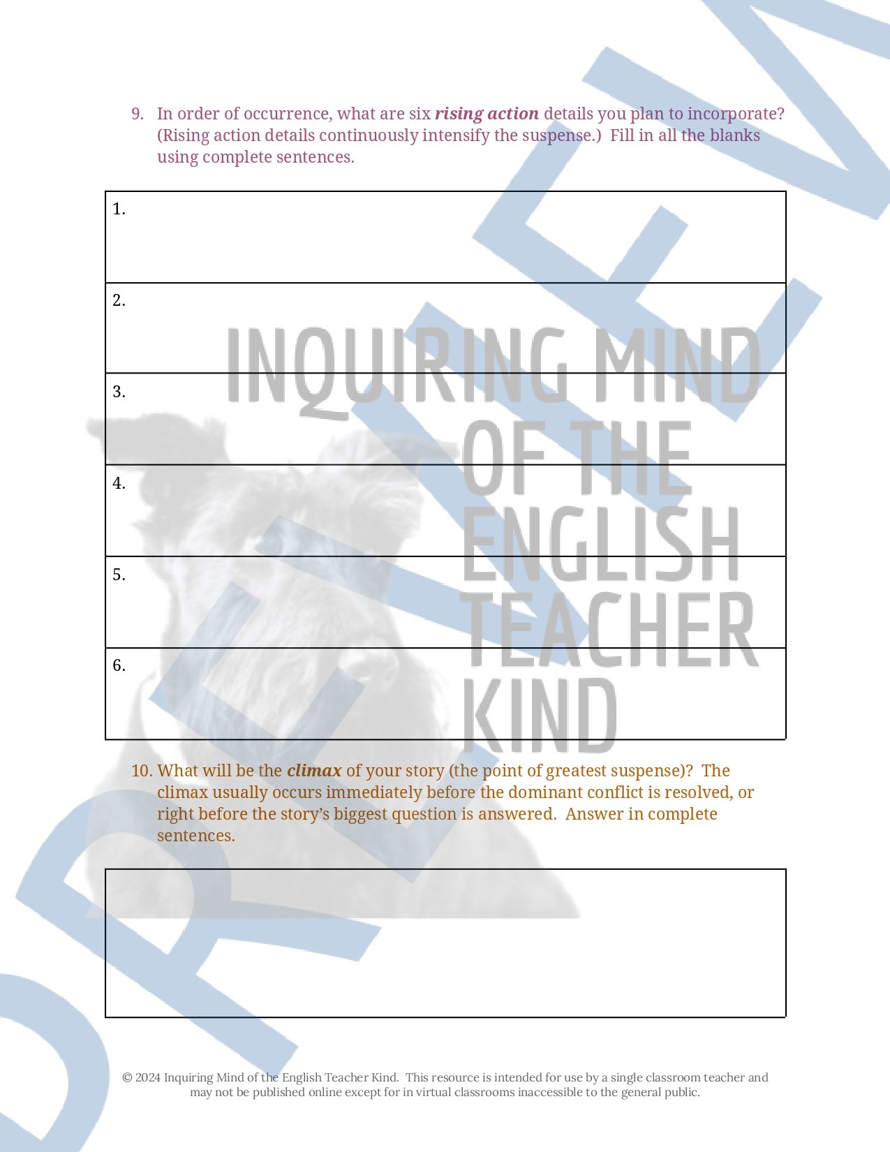 High School Creative Writing Complete Semester Curriculum and Supplemental Materials Bundle by Inquiring Mind of the English Teacher Kind