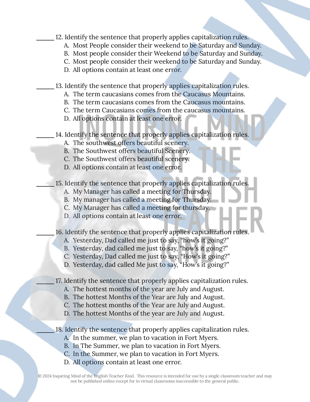 High School Creative Writing Complete Semester Curriculum and Supplemental Materials Bundle by Inquiring Mind of the English Teacher Kind