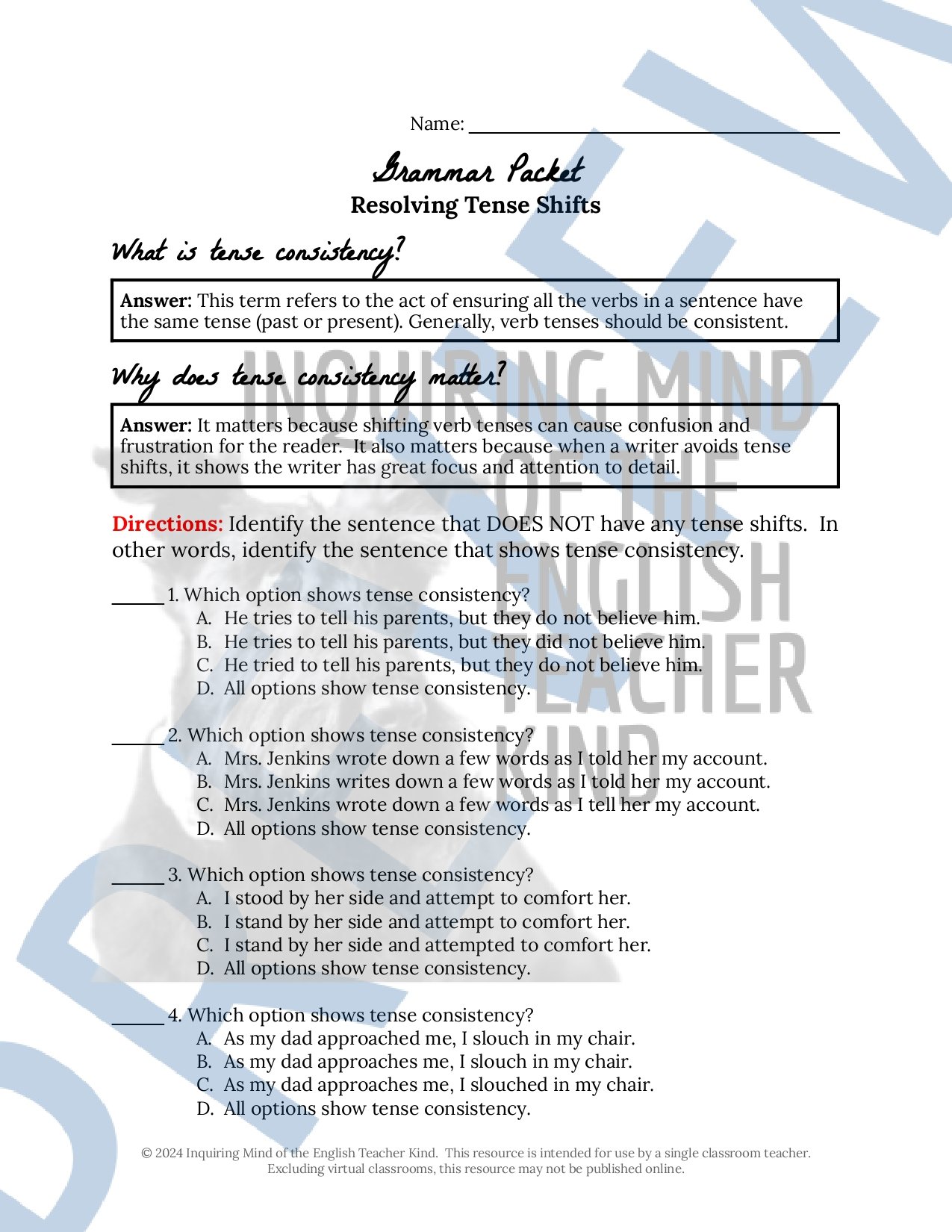High School Creative Writing Complete Semester Curriculum and Supplemental Materials Bundle by Inquiring Mind of the English Teacher Kind