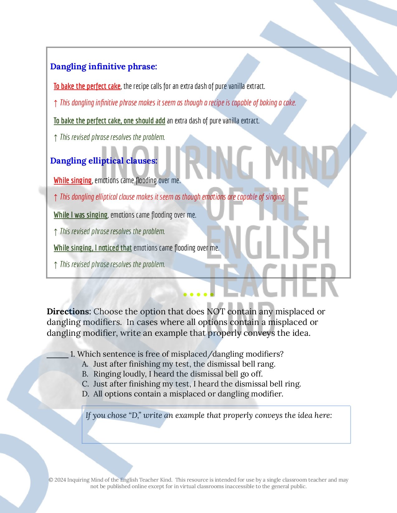 High School Creative Writing Complete Semester Curriculum and Supplemental Materials Bundle by Inquiring Mind of the English Teacher Kind