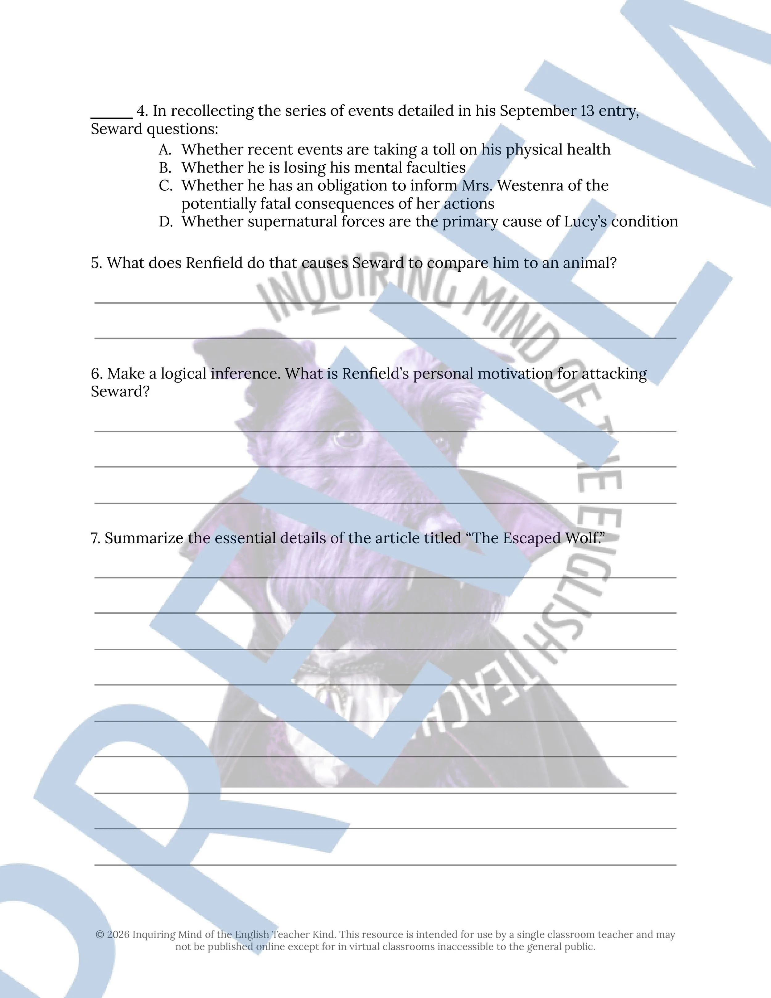 Dracula Chapter 11 Close Reading Analysis Worksheet and Answer Key for High School English Language Arts (2).jpg