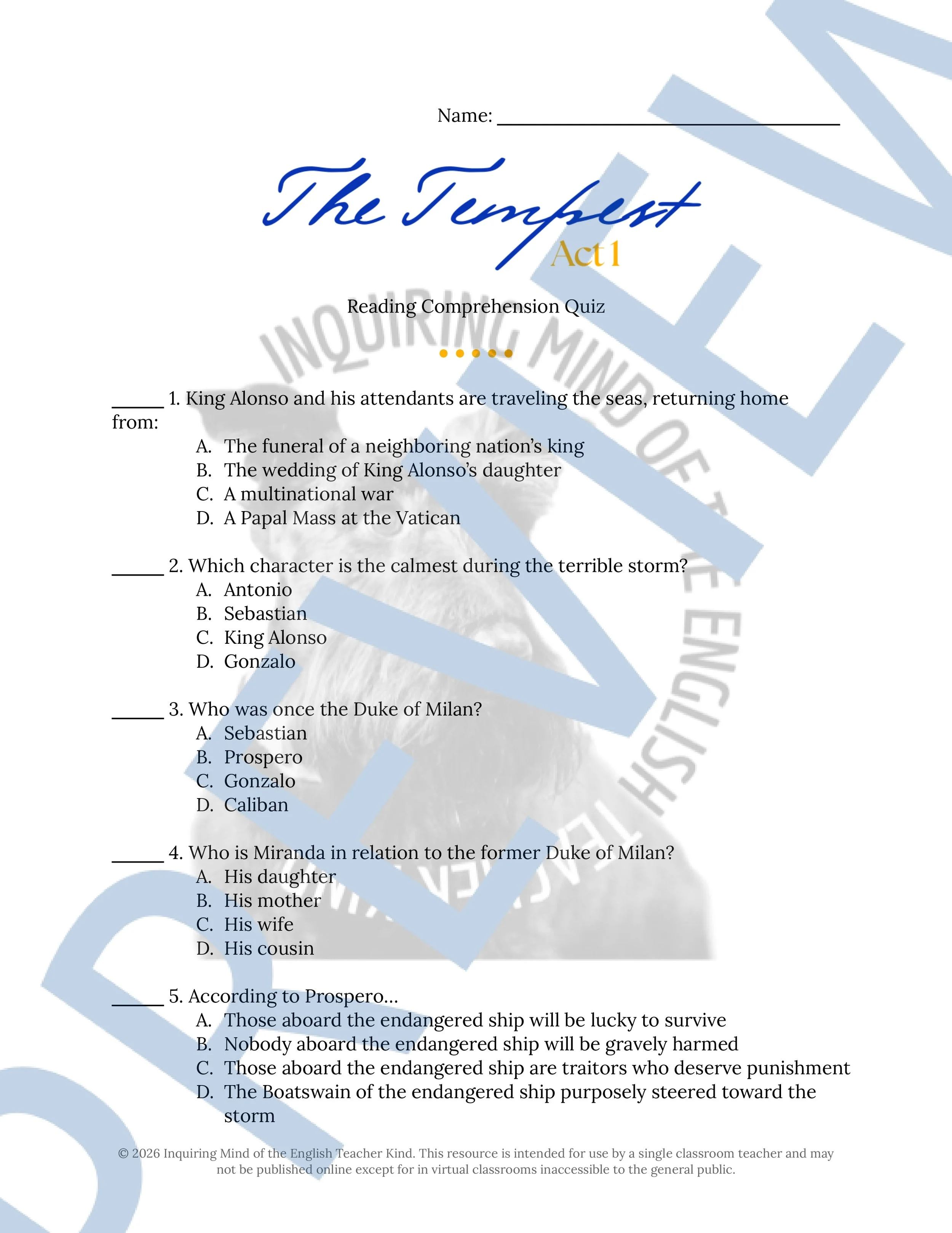 The Tempest Act 1 Quiz and Answer Key (1).jpg