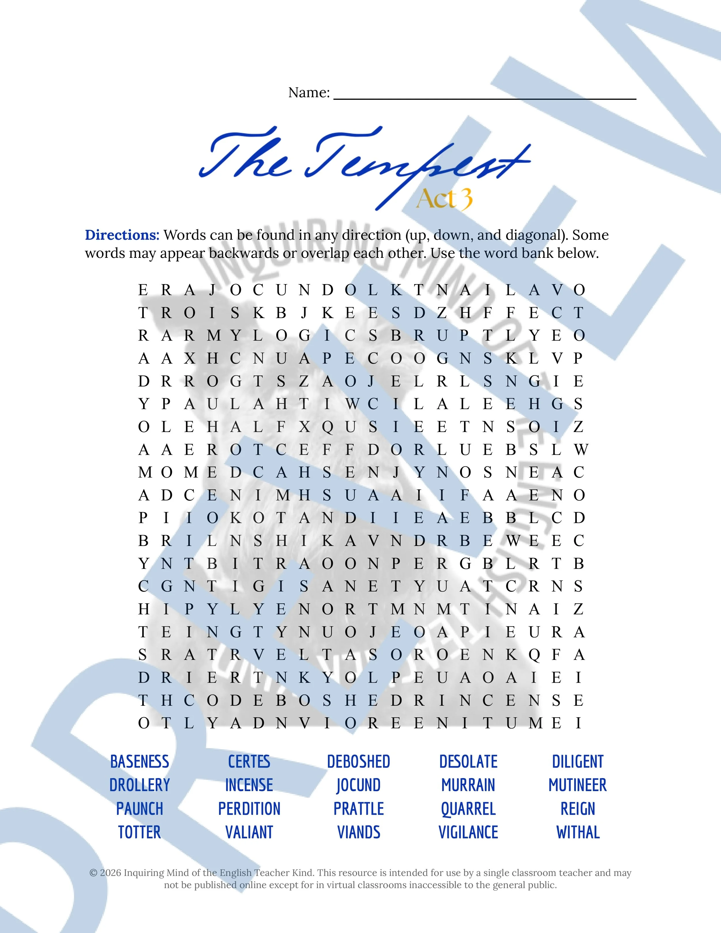 Shakespeare's The Tempest Act 3 Vocabulary Activities (4).jpg