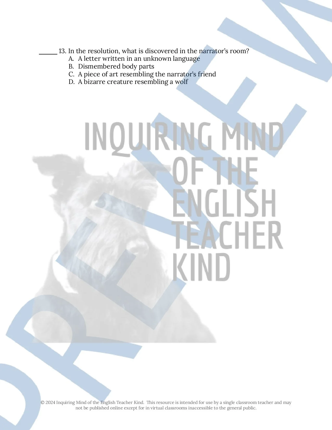 "Hypnos" by H.P. Lovecraft Quiz, Close Reading Analysis Worksheet, and Vocabulary Games from Inquiring Mind of the English Teacher Kind